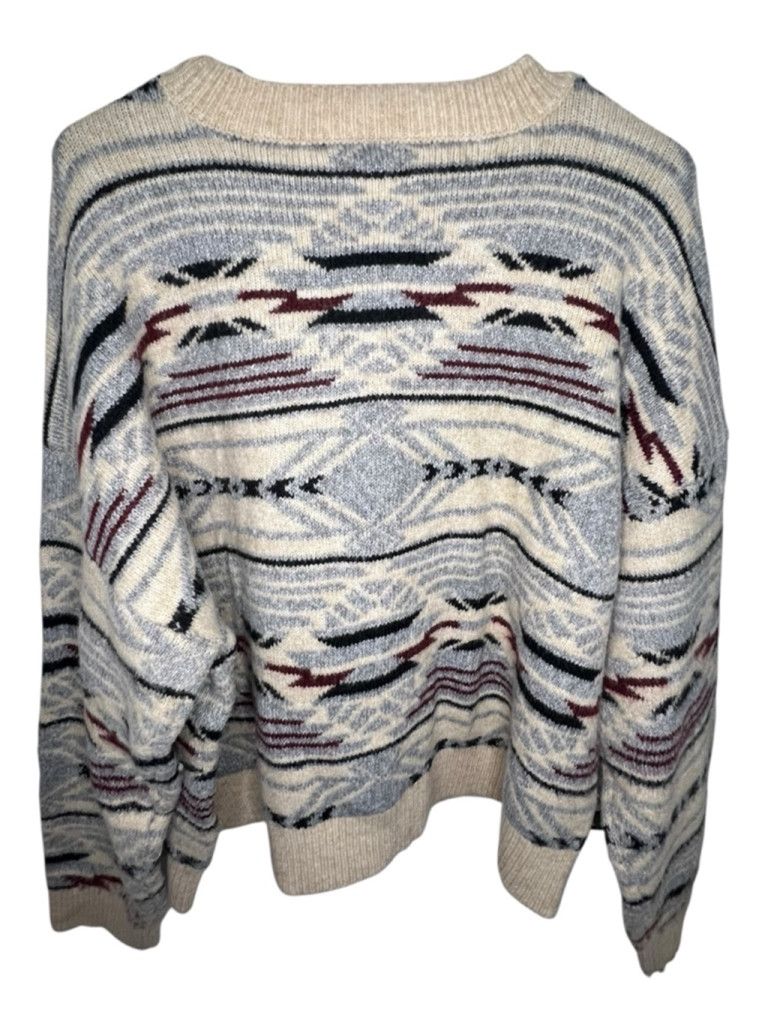 Lucky Brand Lucky Brand Boho Aztec Southwest Print Pullover Sweater Size XL / US 12-14 / IT 48-50 - 3 Thumbnail