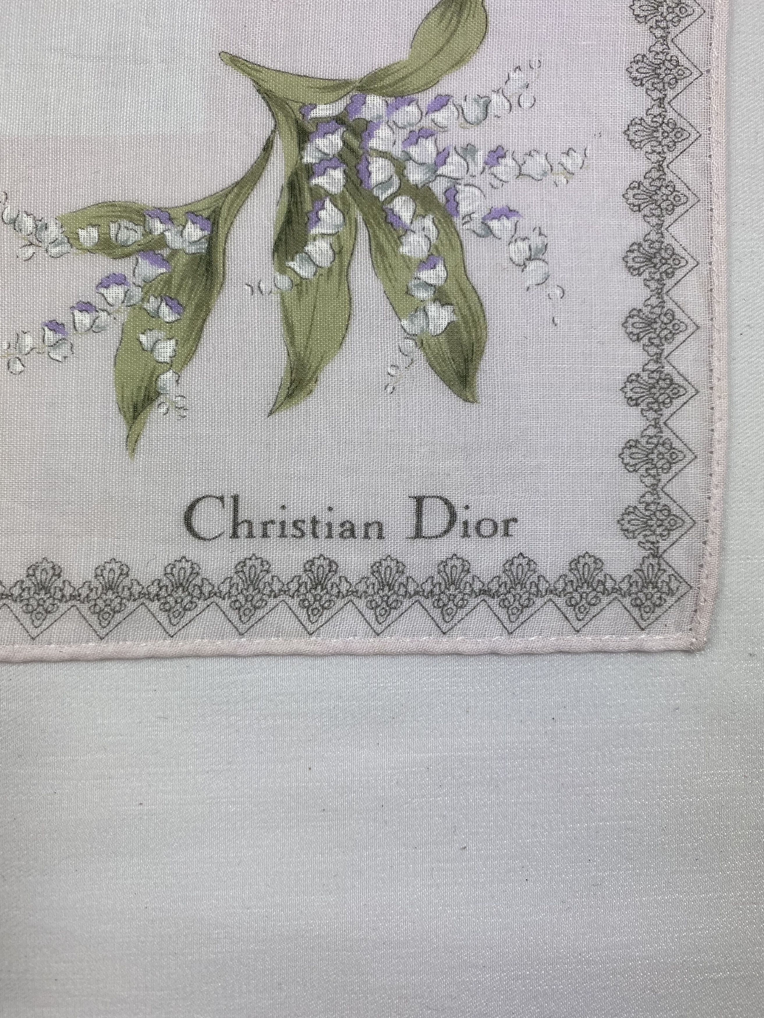 Vintage Christian Dior Handkerchief / Bandana / Neckerchief Size ONE SIZE - 5 Thumbnail