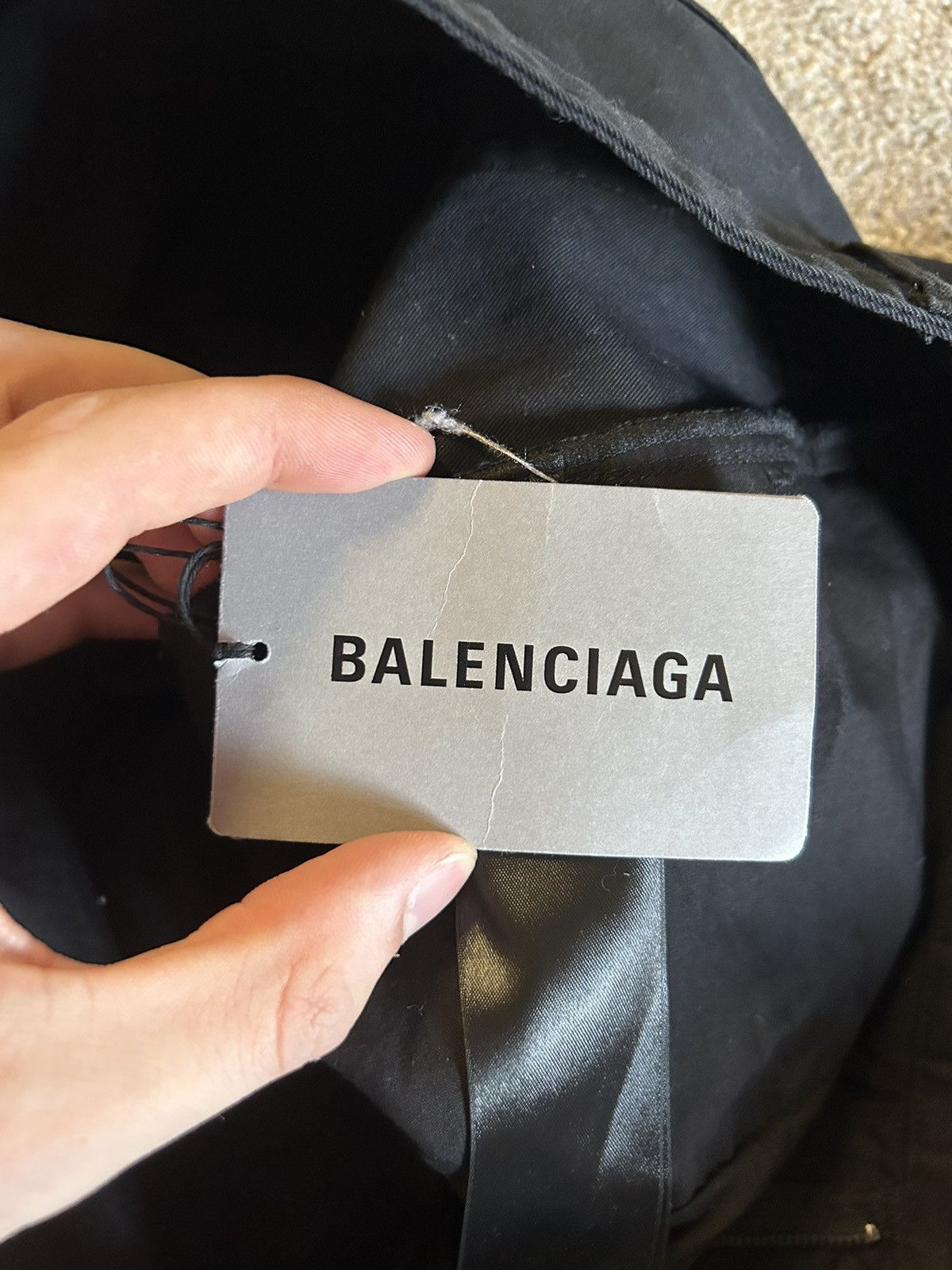Balenciaga Balenciaga Lost Tape Flared Cotton Pants in Black Size US 32 / EU 48 - 7 Thumbnail