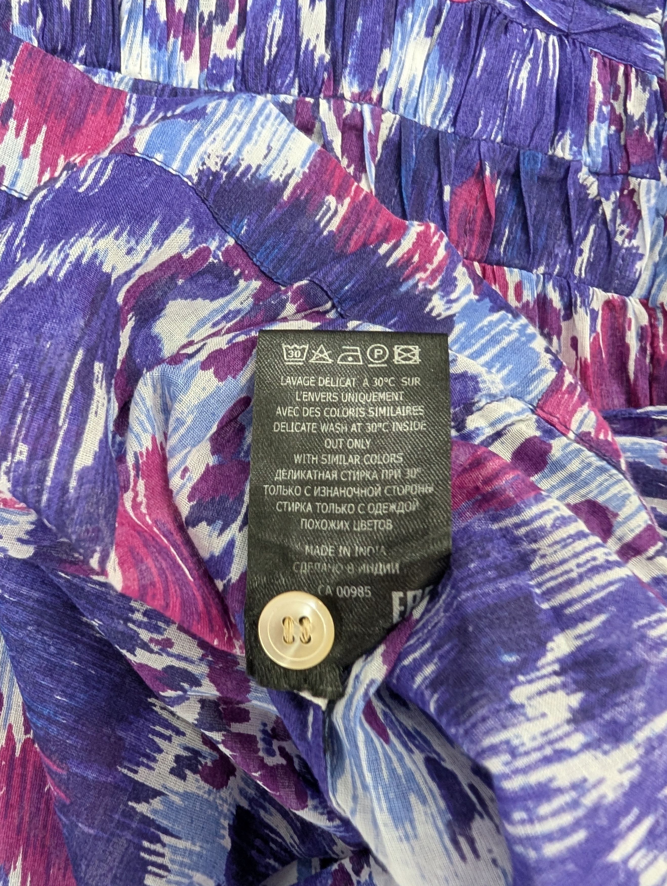 Isabel Marant Etoile Isabel Marant Etoile Blue Tie Dye Blouse Size XS / US 0-2 / IT 36-38 - 5 Thumbnail