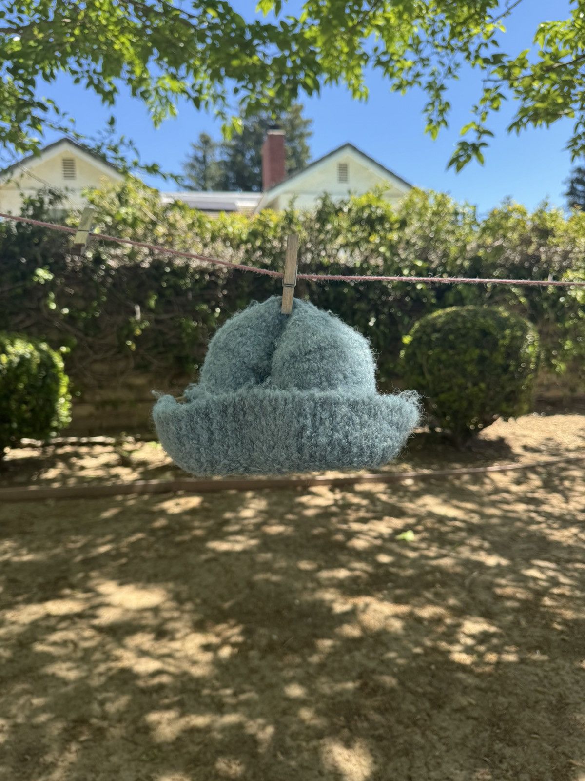 Other soft and fuzzy blue bucket hat Size ONE SIZE - 4 Thumbnail