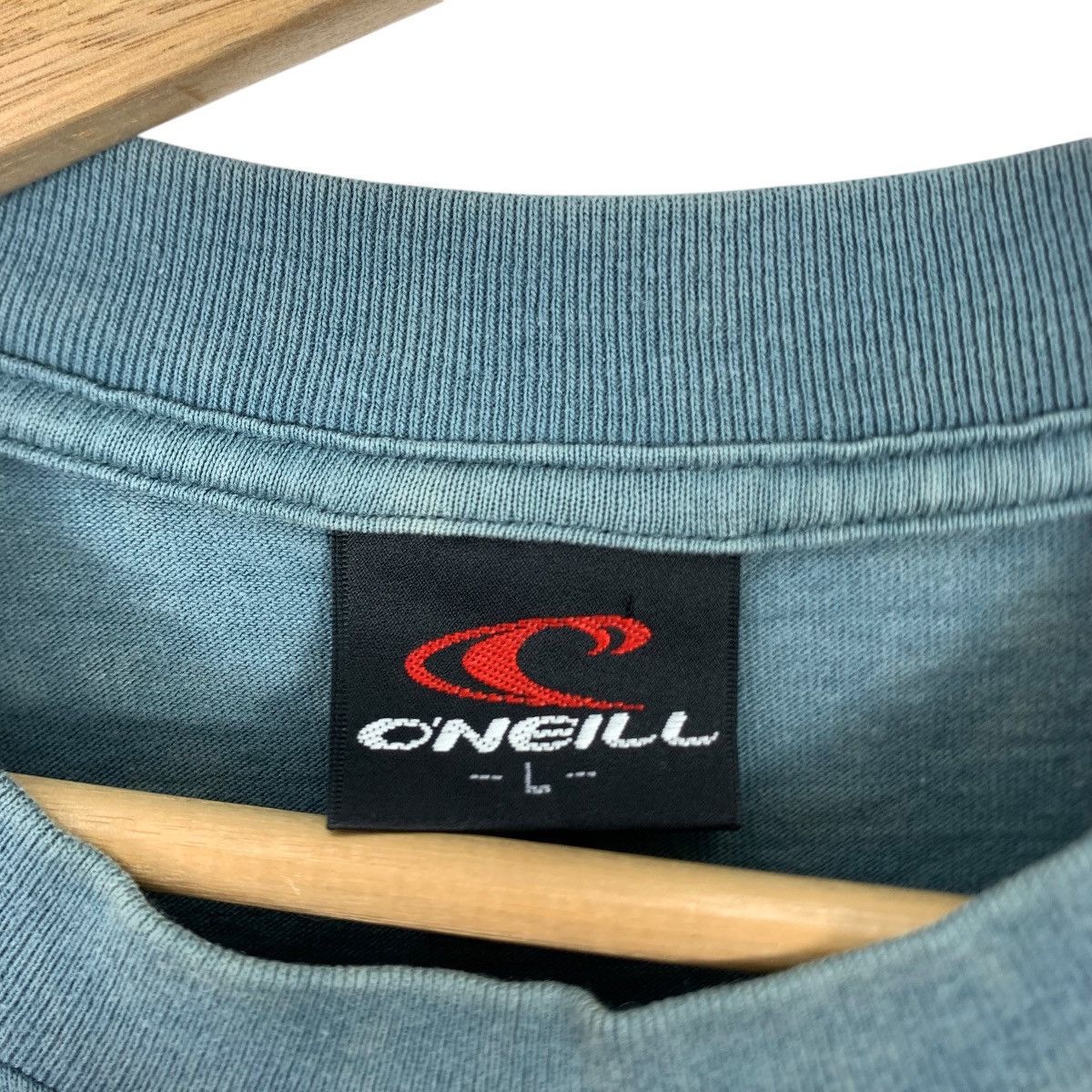 O'Neill × Vintage Vintage 90s ONEILL Surfing Tee Shirt Size US L / EU 52-54 / 3 - 7 Thumbnail
