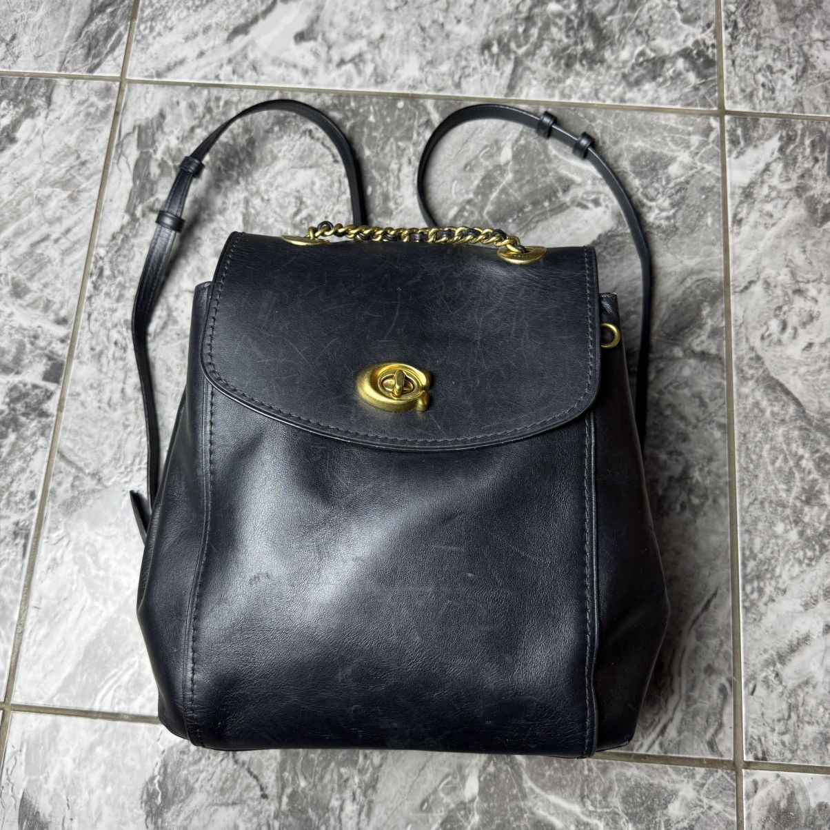 Coach × Vintage Coach backpack leather vintage Size ONE SIZE - 1 Thumbnail