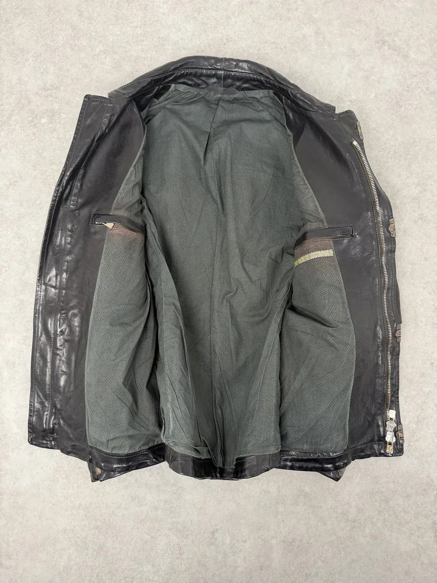 Carol Christian Poell Carol Christian Poell Black Scarstitched Horse Leather Jacket Size US S / EU 44-46 / 1 - 14 Thumbnail