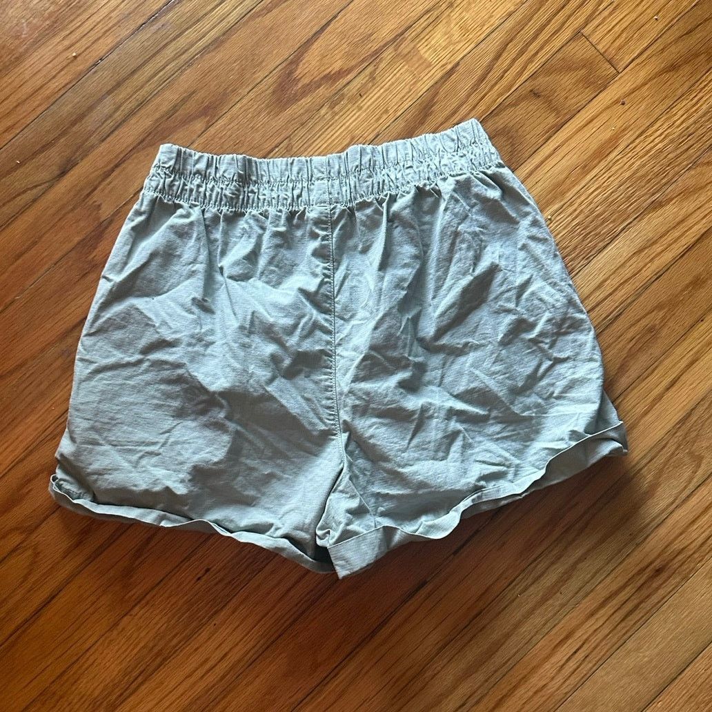 Garage Garage Sage Green Relaxed Fit Shorts | Elastic Waist Comfort Size 26" / US 2 / IT 38 - 5 Thumbnail