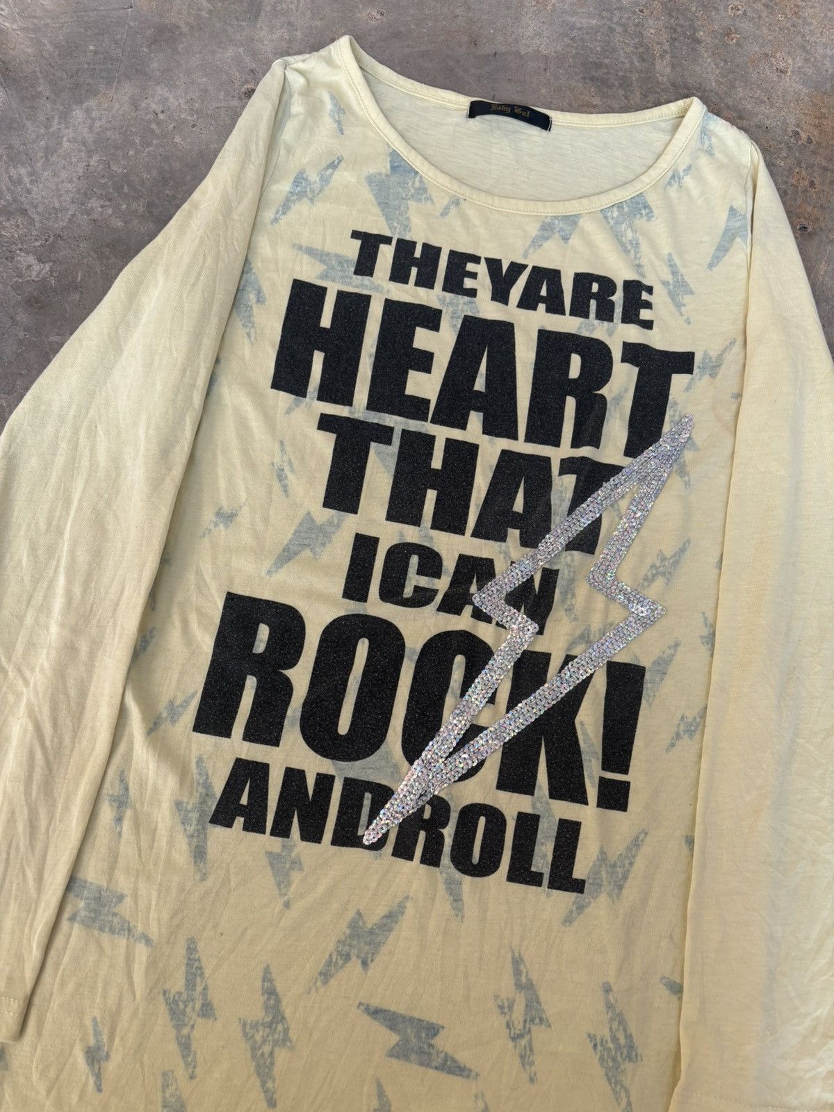 Hysteric Glamour Y2k Johy Gal Rock androll Punk style Women's Longsleeve Size L / US 10 / IT 46 - 3 Thumbnail