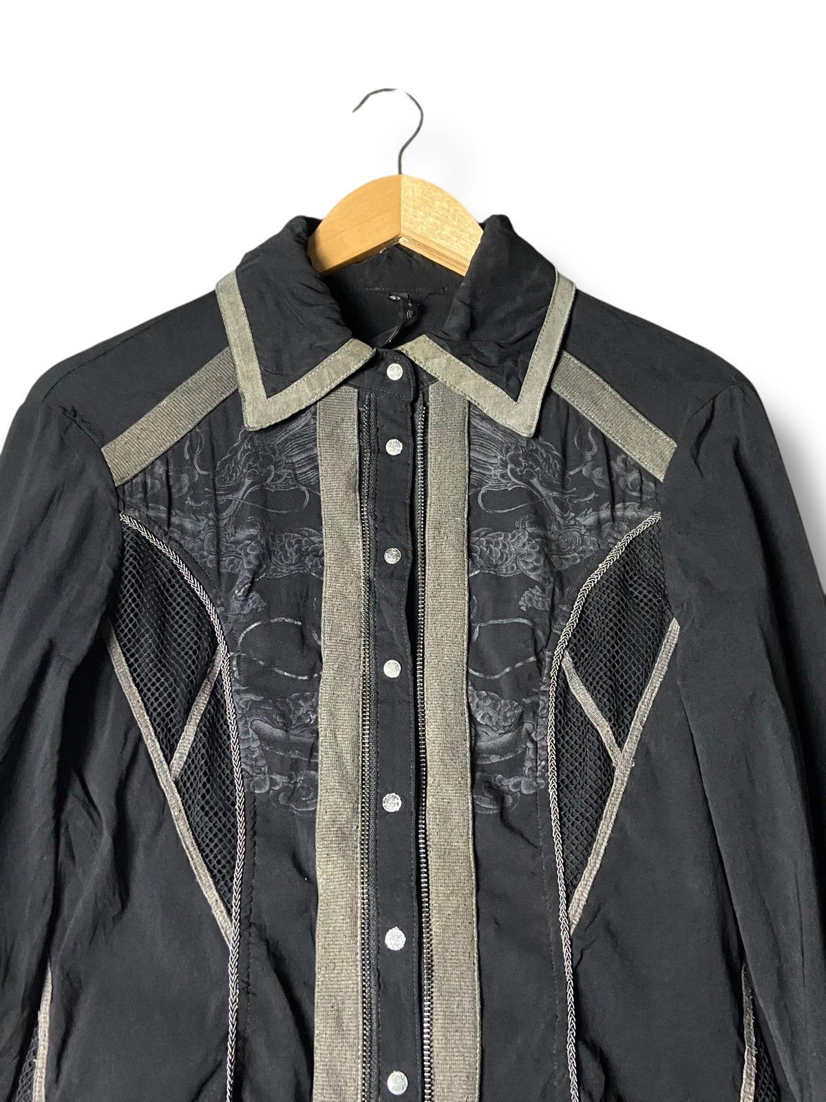 Japanese Brand Vintage OZZ CROCE Bondage Punk Shirt (155) Size US XXS / EU 40 - 3 Thumbnail