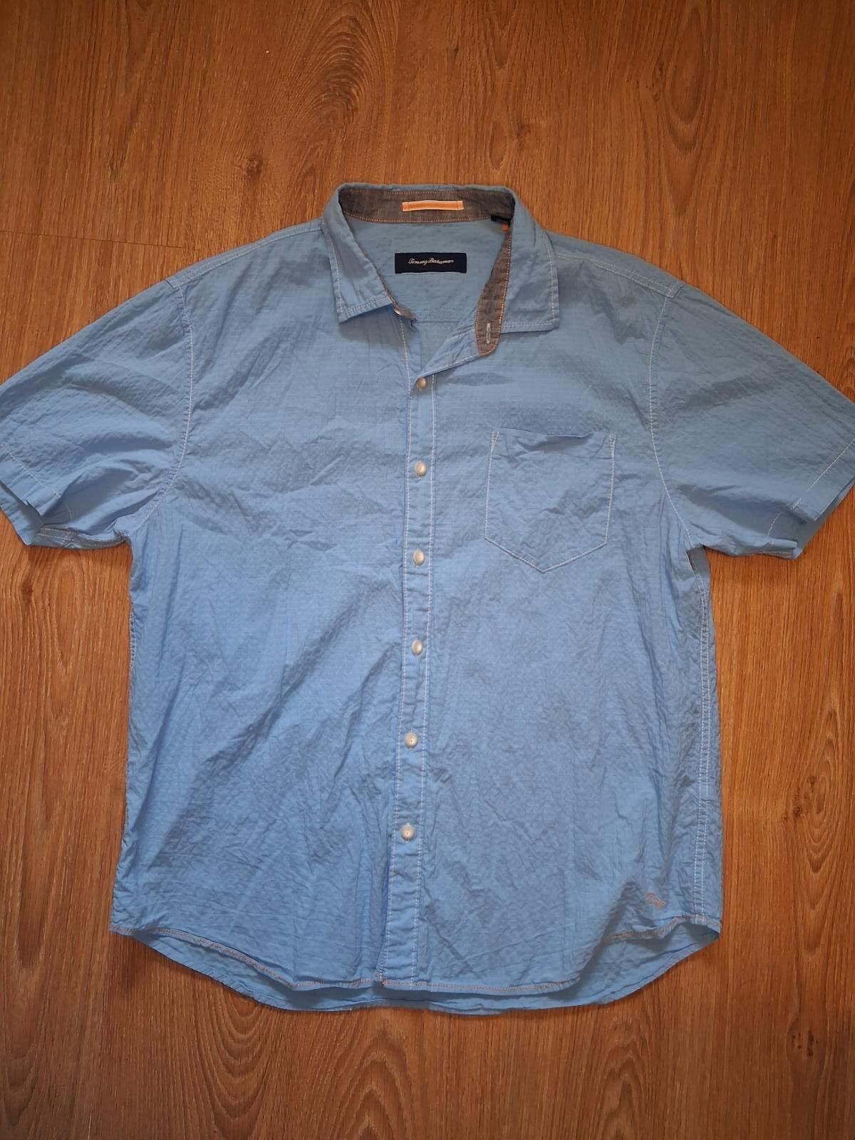 Tommy Bahama Tommy Bahama Button Up Shirt Mens XL Blue Geometric Cotton Size US XL / EU 56 / 4 - 1 Thumbnail