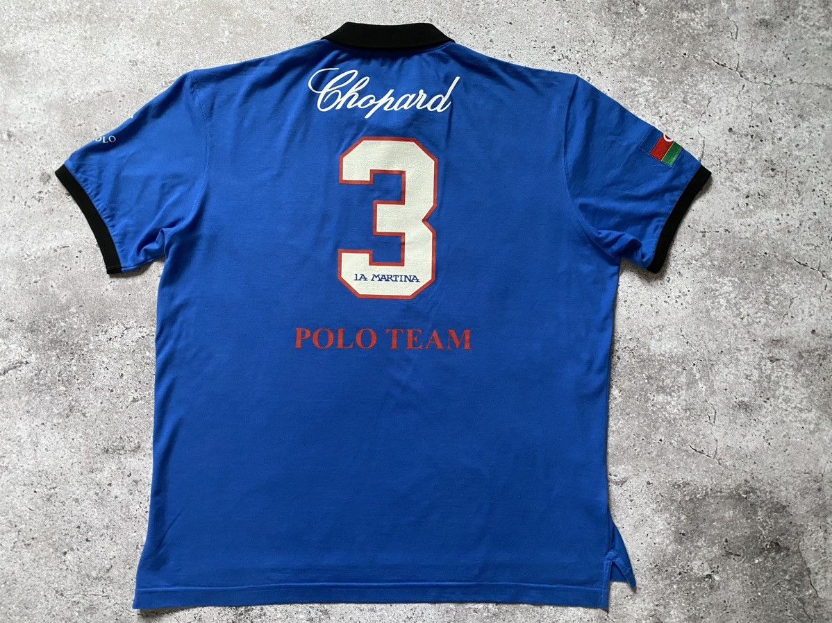 La Martina × Vintage 🇦🇿Vintage La Martina Polo Team T- Shirt World Cup Azerbaijan Size US XXL / EU 58 / 5 - 5 Thumbnail