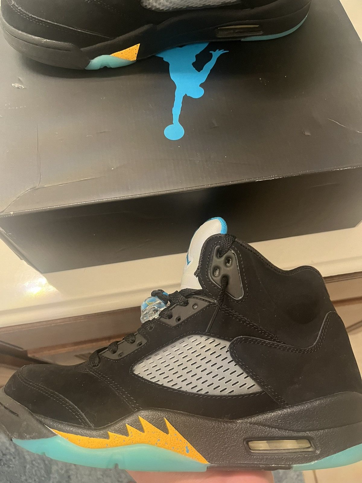 Jordan Brand Jordan 5 Retro Aqua Size US 9 / EU 42 - 6 Thumbnail