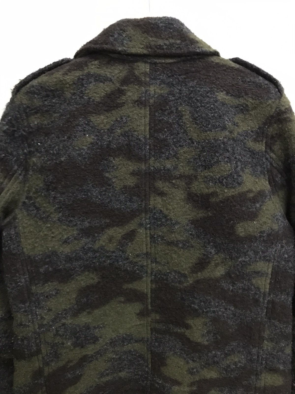 Japanese Brand × Vintage VINTAGE 291295 HOMME CAMO STYLE WOOL COAT JACKET Size US M / EU 48-50 / 2 - 6 Thumbnail