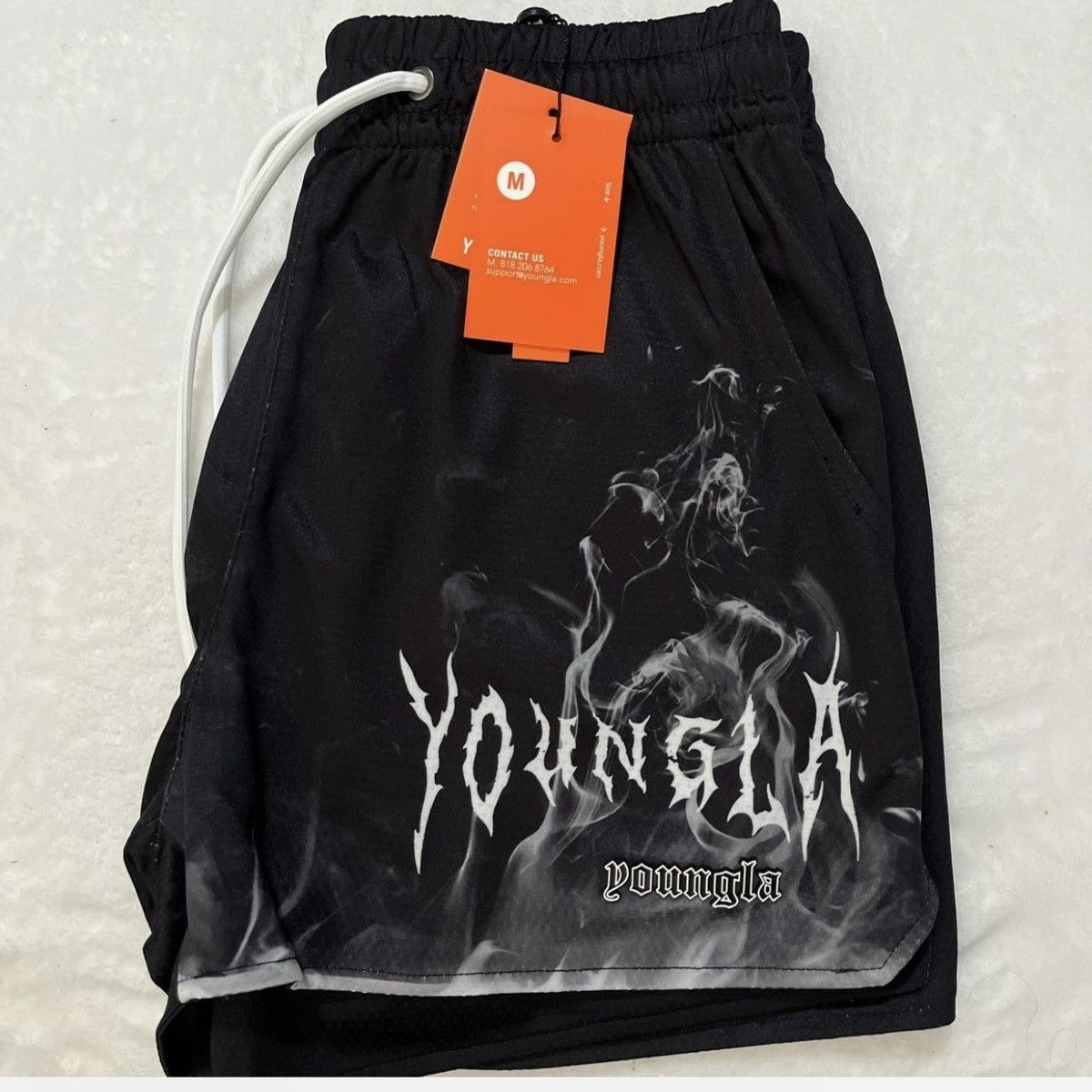 YoungLA YoungLA Men's 1004 Ghost Shorts Size Medium Brand New Size US 32 / EU 48 - 5 Thumbnail