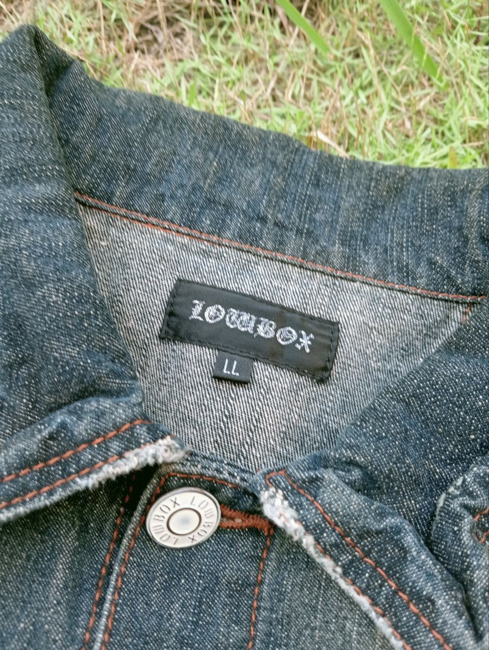 If Six Was Nine JAPANESE LOWBOX DISTRESSED DENIM JACKET Size US L / EU 52-54 / 3 - 5 Thumbnail