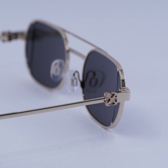 Off-White Off-White Off-White OERI14H LYNN 7606 Sunglasses Gold Oval Size ONE SIZE - 8 Thumbnail
