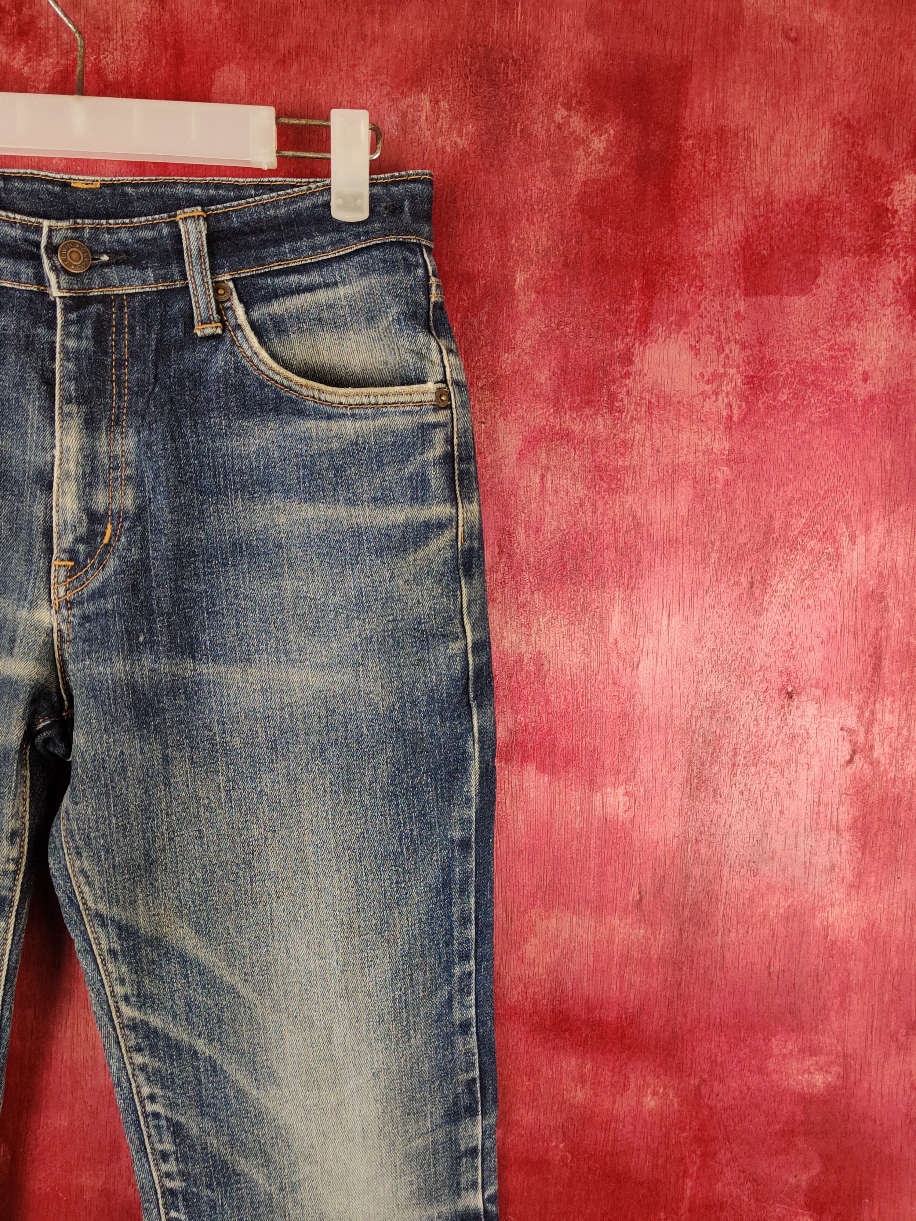 Edwin Edwin Dark Blue Distressed Ripped Jeans #S1676 Size US 29 - 5 Thumbnail
