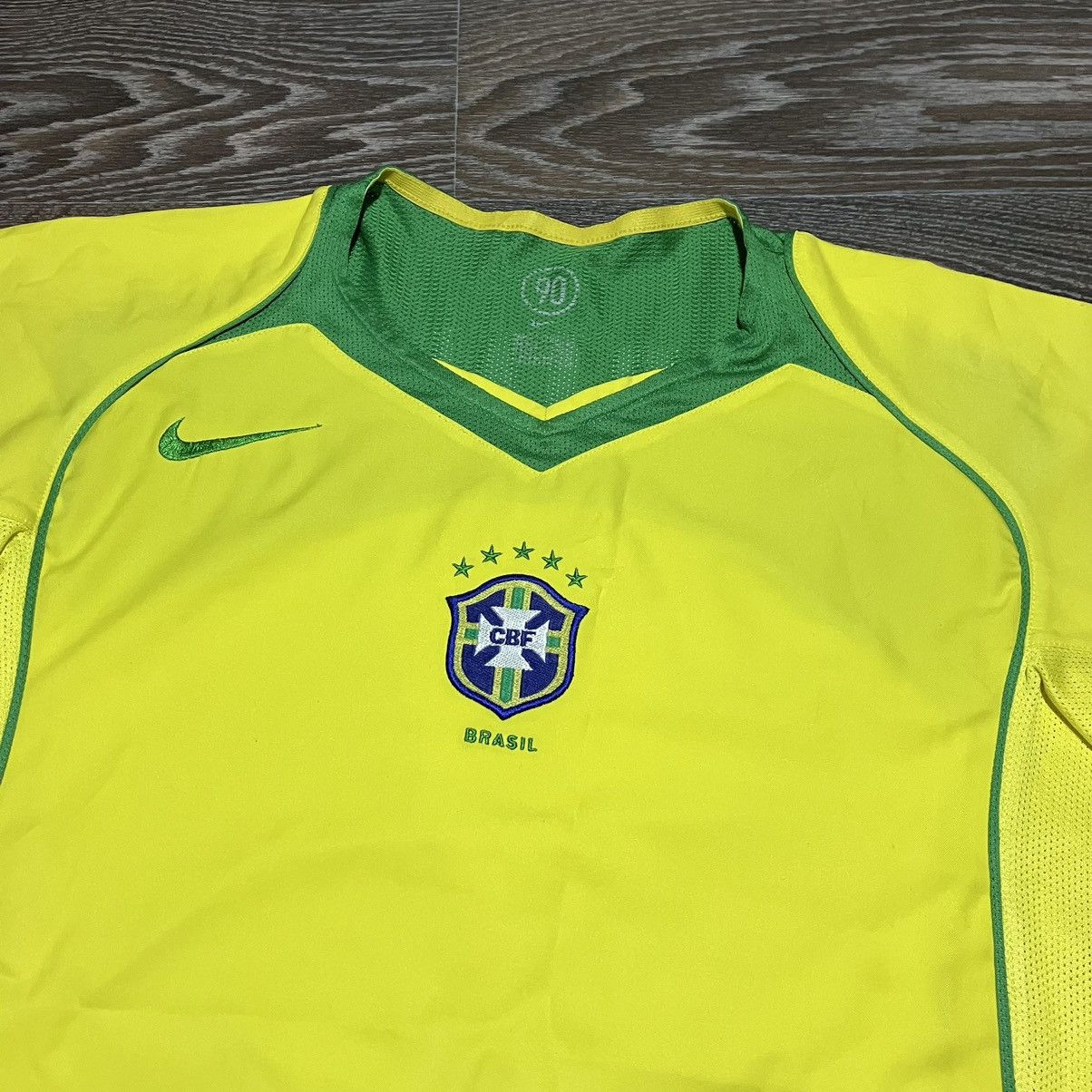 Nike Nike BRAZIL CBF 2004/06 Home Jersey #7 Robihno Fan Reprint Size US S / EU 44-46 / 1 - 2 Thumbnail