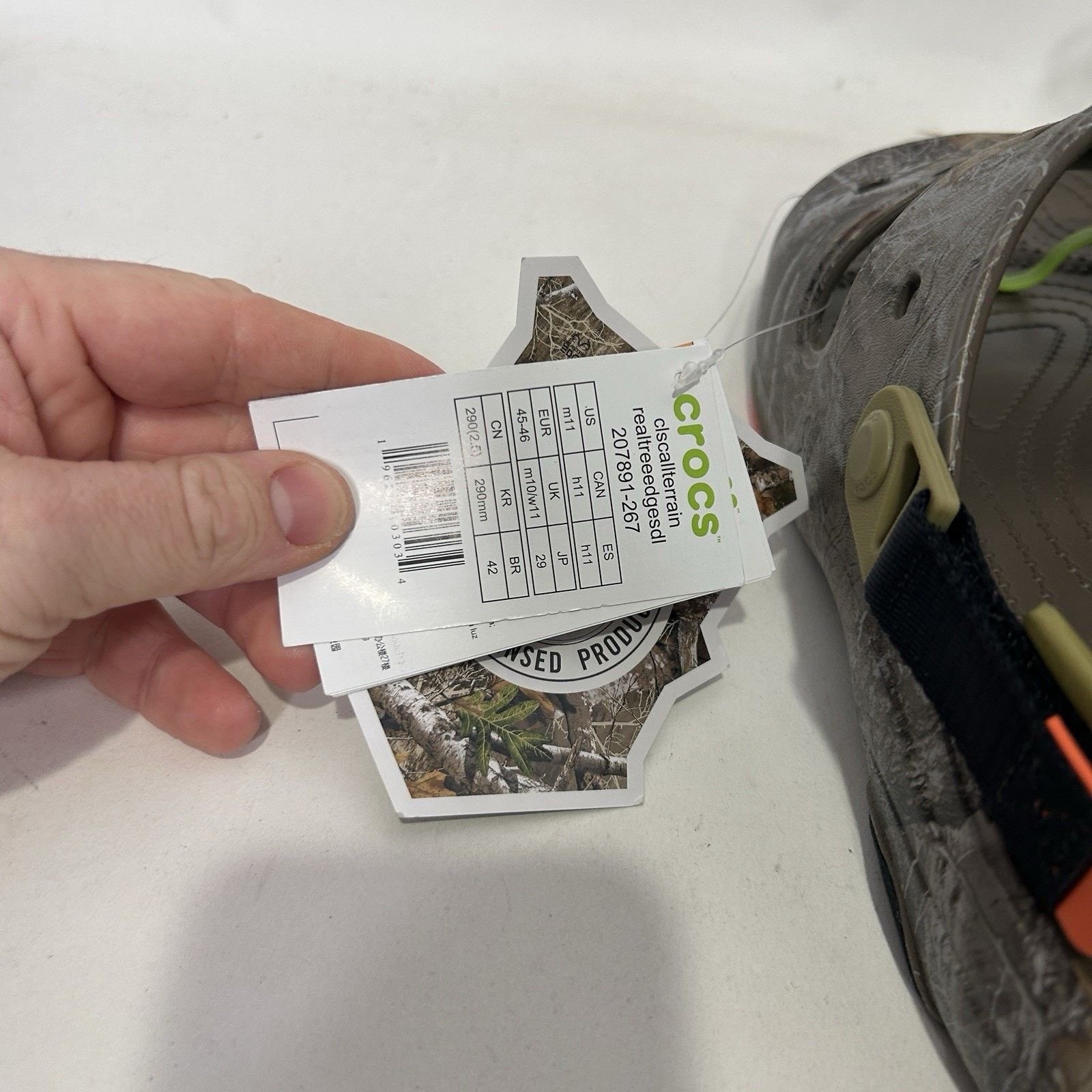 Crocs Crocs X Realtree All Terrain Edge Clog “Camo” 207891-267 Size US 11 / EU 44 - 5 Thumbnail
