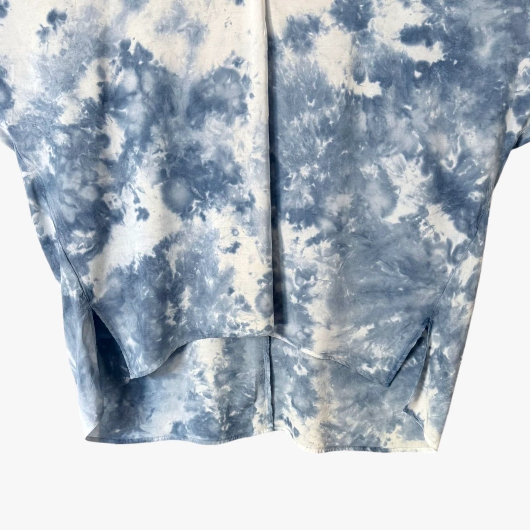 Vintage VINTAGE Marc New York Tie-Dye V-Neck Tunic Women’s 2X Short-Sleeve High-Low Bohemian Casual Dress Size XXL / US 16-18 / IT 52-54 - 6 Thumbnail