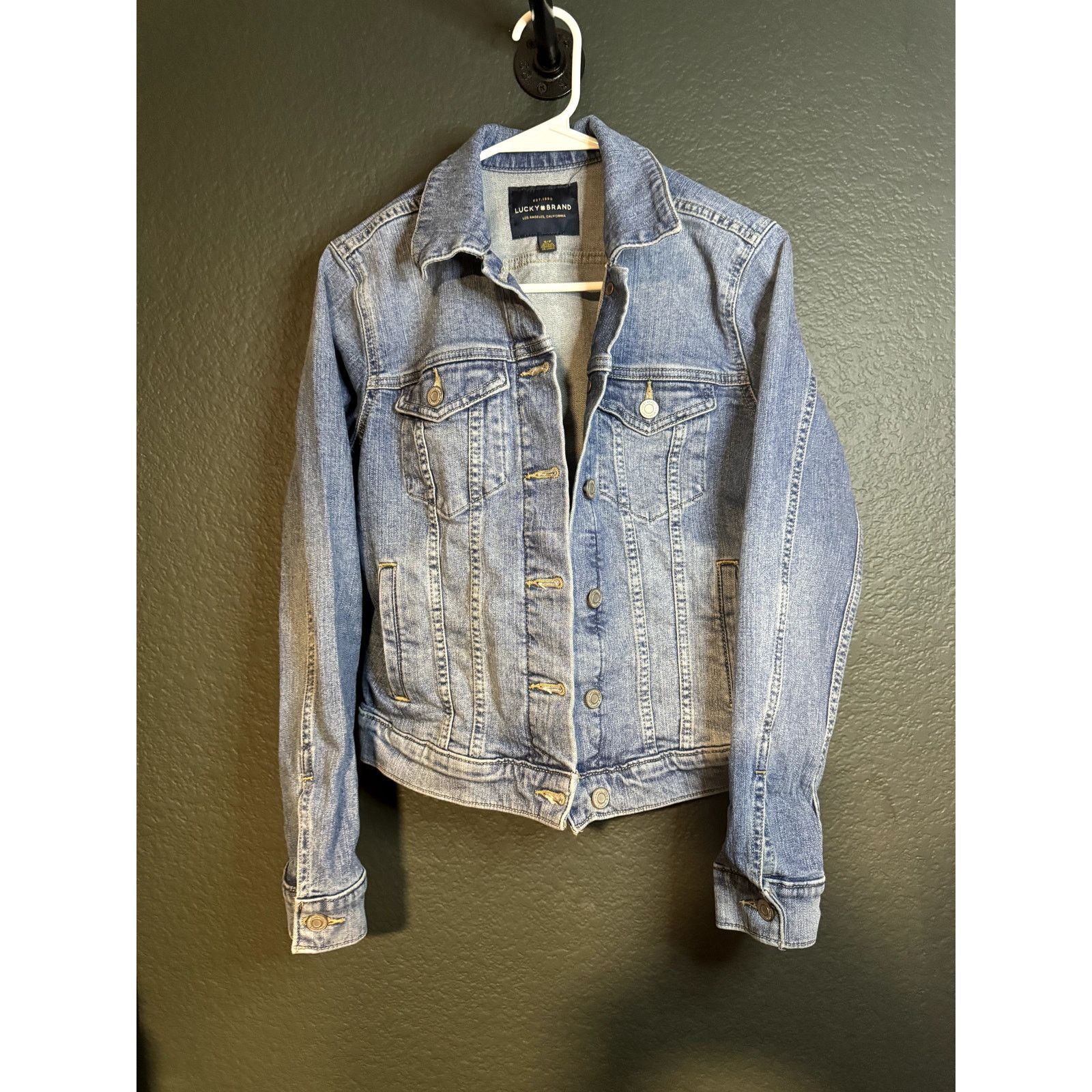 Lucky Brand Lucky Brand tomboy trucker small jean jacket Size S / US 4 / IT 40 - 1 Thumbnail
