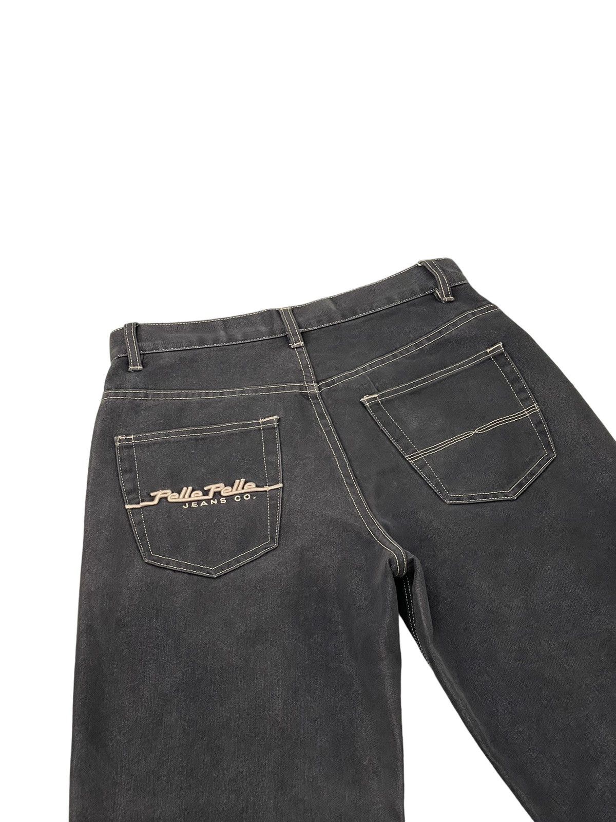 Pelle Pelle Baggy Wide Jeans Vtg Pelle Pelle Marc Buchanan 7🟦5 Size US 32 / EU 48 - 8 Thumbnail