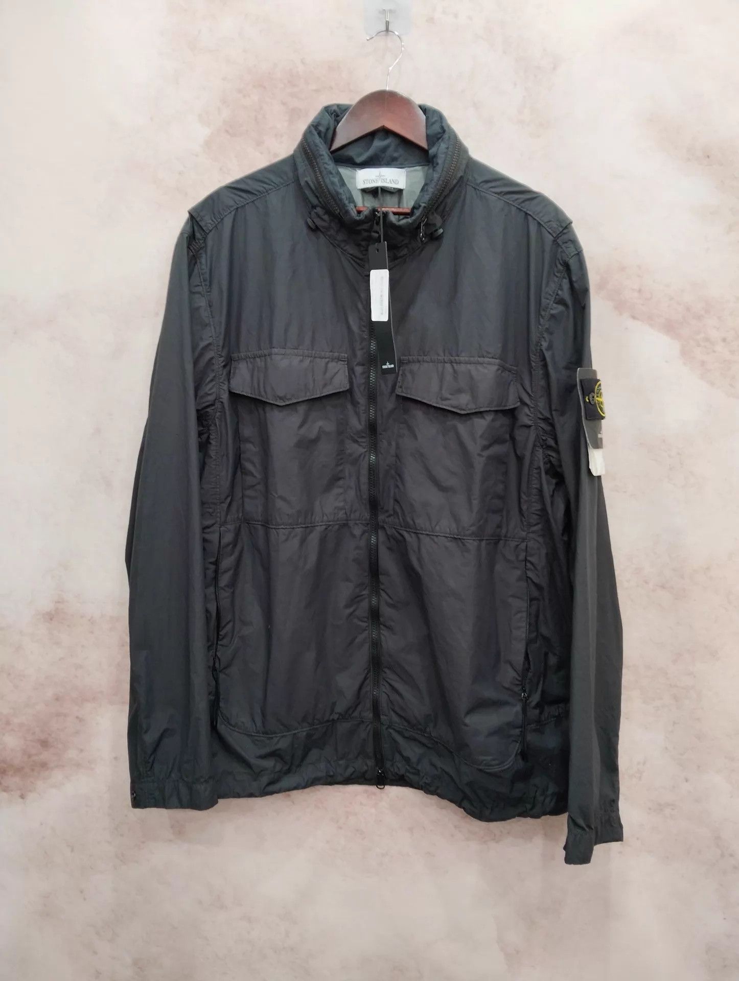 Stone Island STONE ISLAND Solid Color Logo Patch Zip LS Jacket 3XL Size 3XL / US 20-22 - 1 Thumbnail
