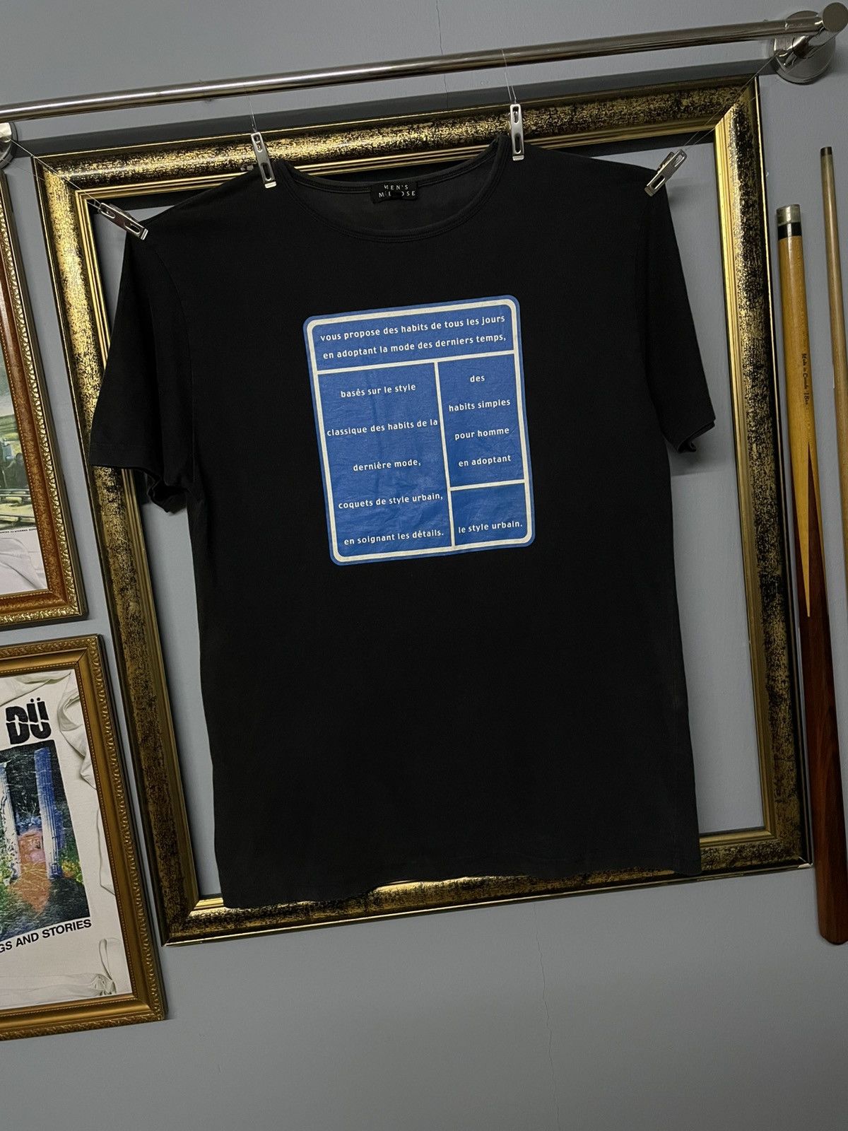 Designer × Japanese Brand × Vintage Vintage 1990s Japan Designer Mens Melrose Latest Fashion Tee Size US S / EU 44-46 / 1 - 2 Thumbnail