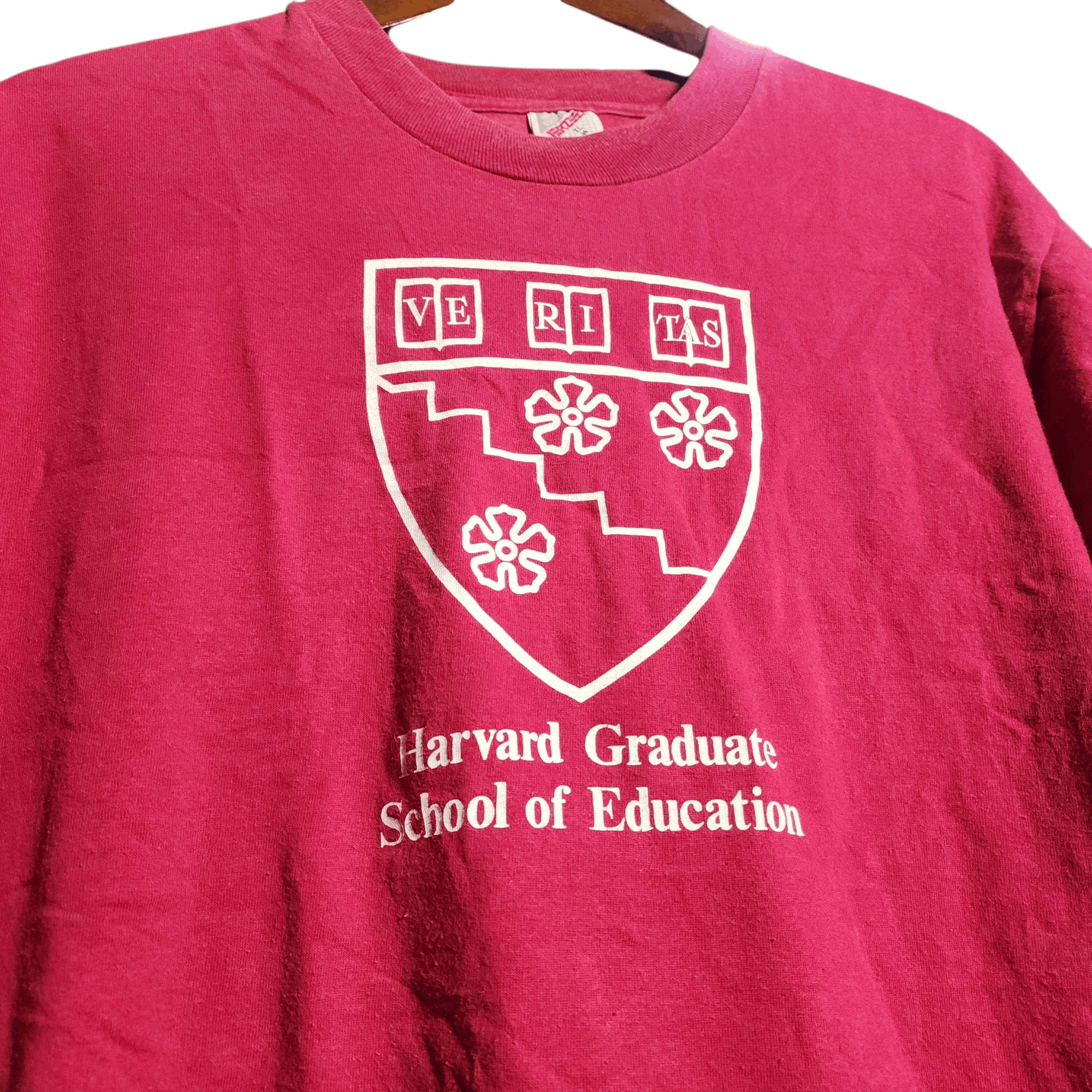 Vintage Rare Vintage 90s Harvard Graduate Shirts Jerzees Tees Size US XL / EU 56 / 4 - 2 Thumbnail