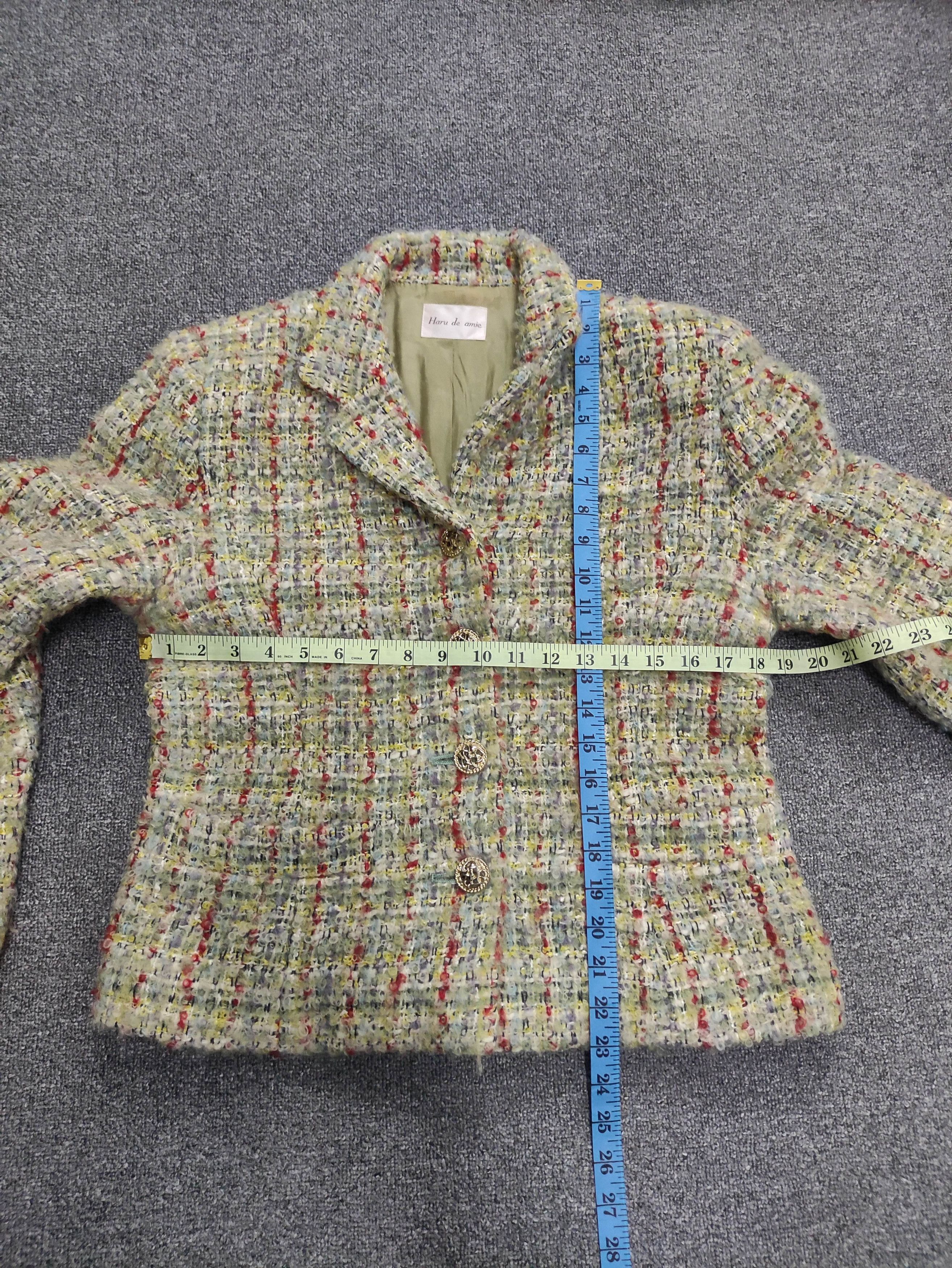 Japanese Brand Vintage Haru De Amie Wool Coat Jacket Size S / US 4 / IT 40 - 9 Thumbnail