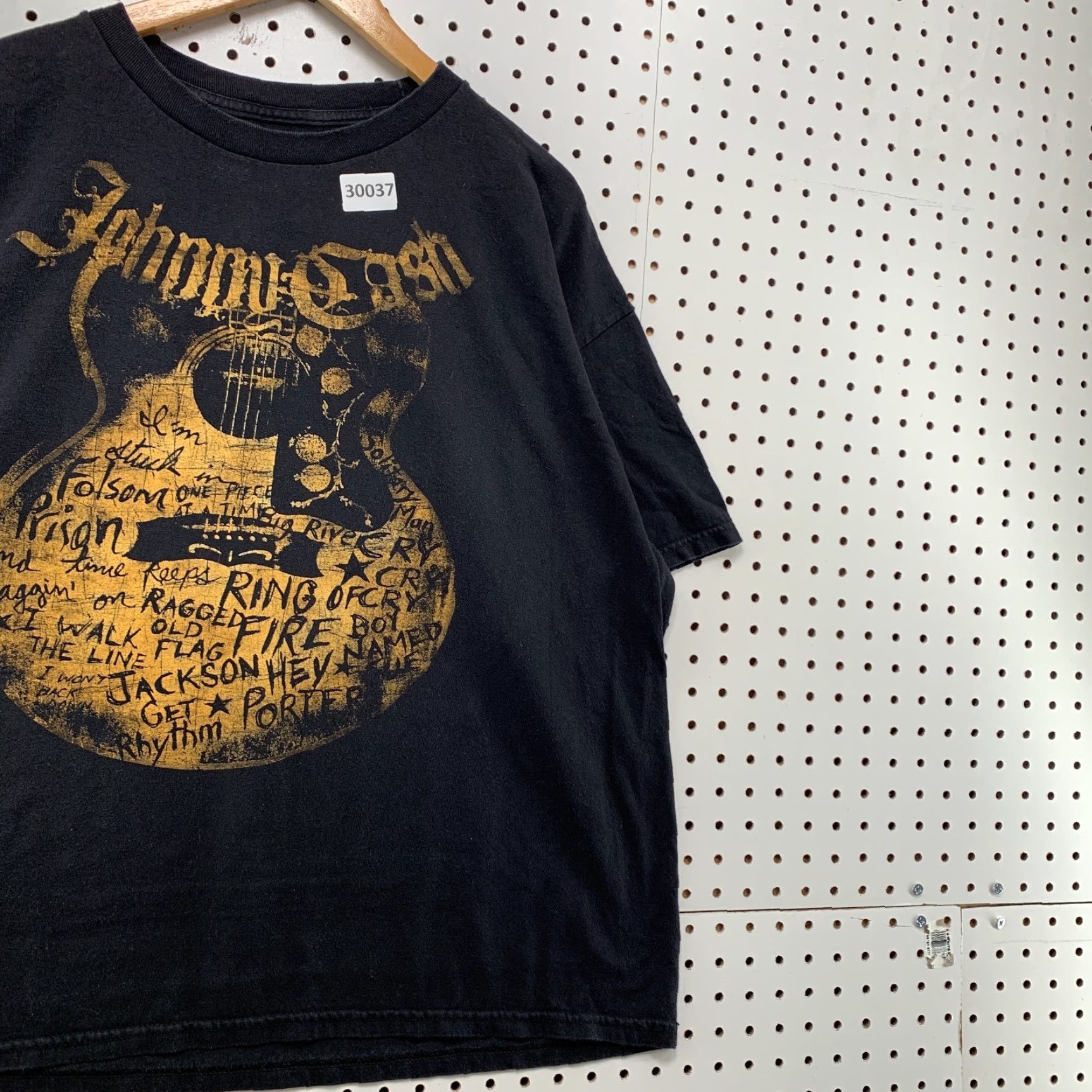Vintage VINTAGE Zion Shirt Mens 2XL Black John Cash Guitar Graphic Music Band - 25.5x27 Size US XXL / EU 58 / 5 - 4 Thumbnail