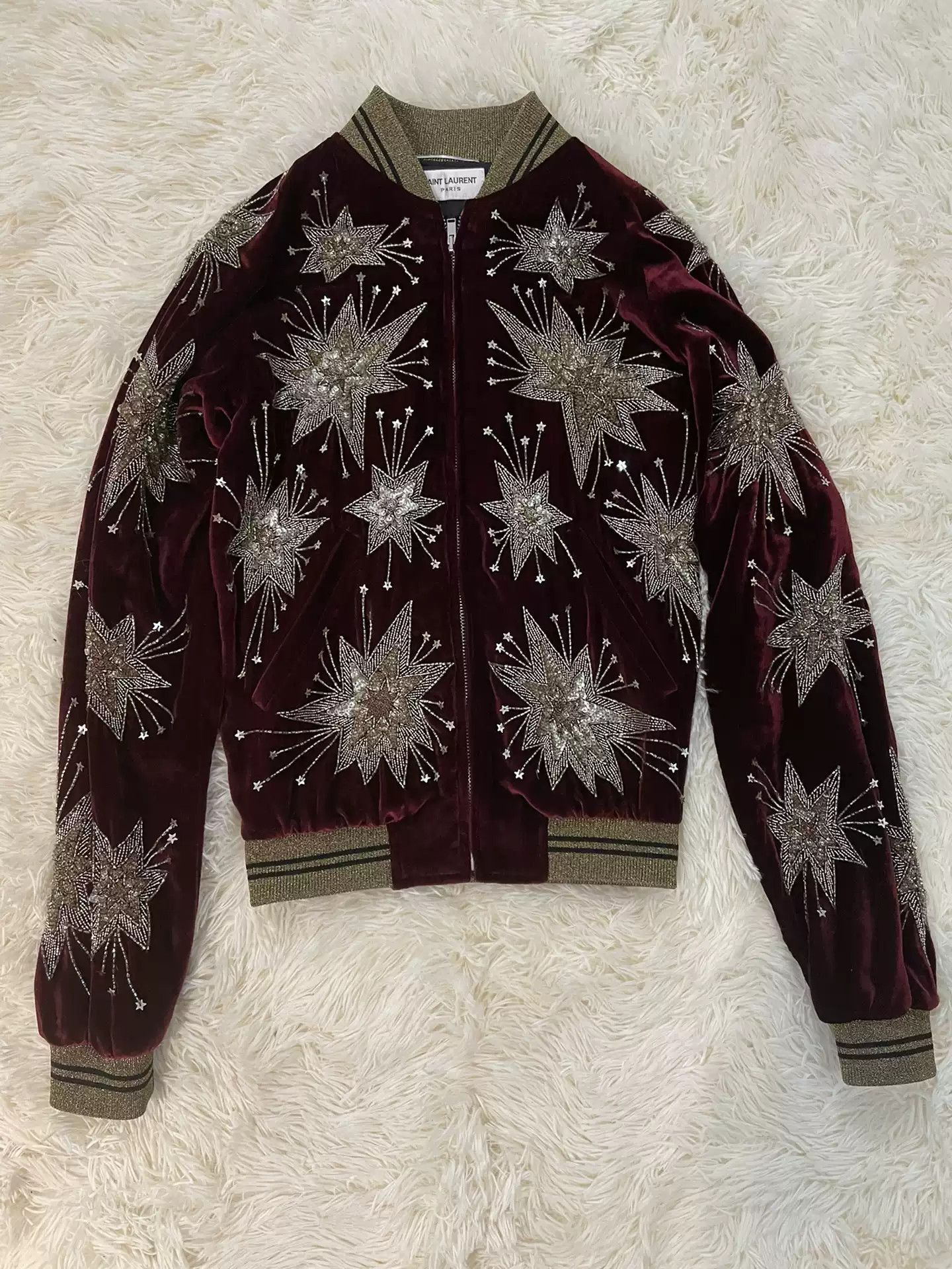 Saint Laurent Paris Saint Laurent slp Red firework jacket-2505 Size US XS / EU 42 / 0 - 2 Thumbnail