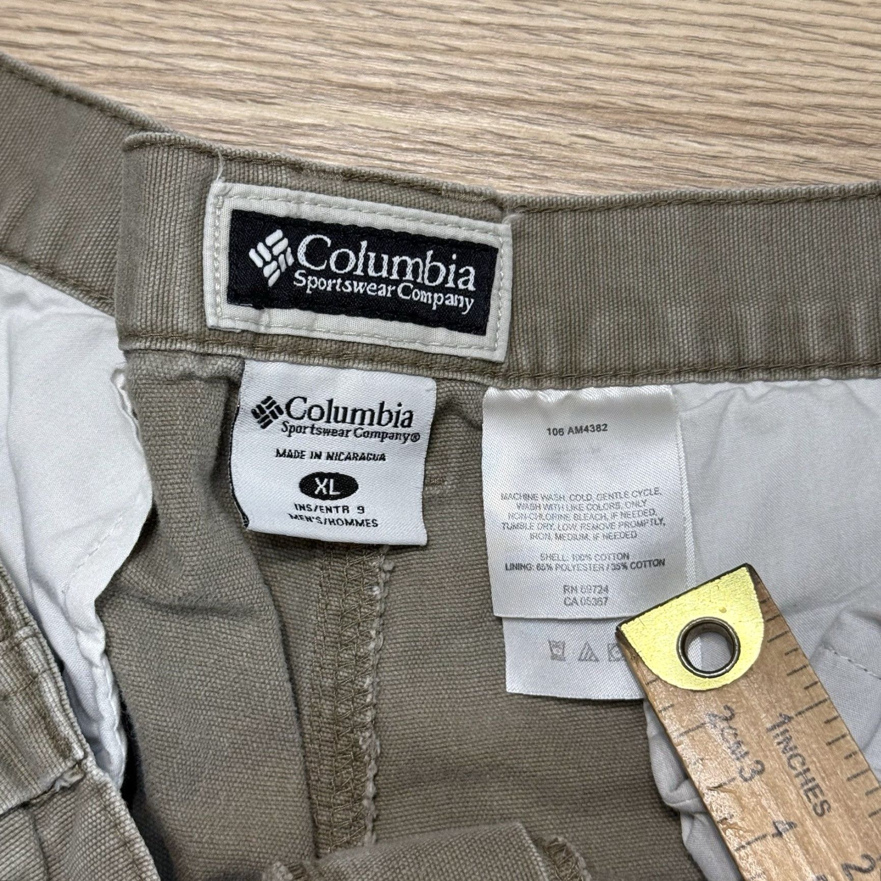 Vintage VINTAGE Columbia Cargo Shorts Men XL Green Outdoor Hiking Pockets Summer Size US 36 / EU 52 - 2 Thumbnail