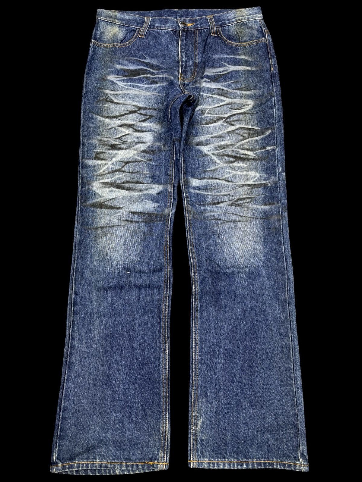 Japanese Brand 💥Artisanal💥LGarage Raw Fades Style Denim F957 Size US 33 - 1 Thumbnail