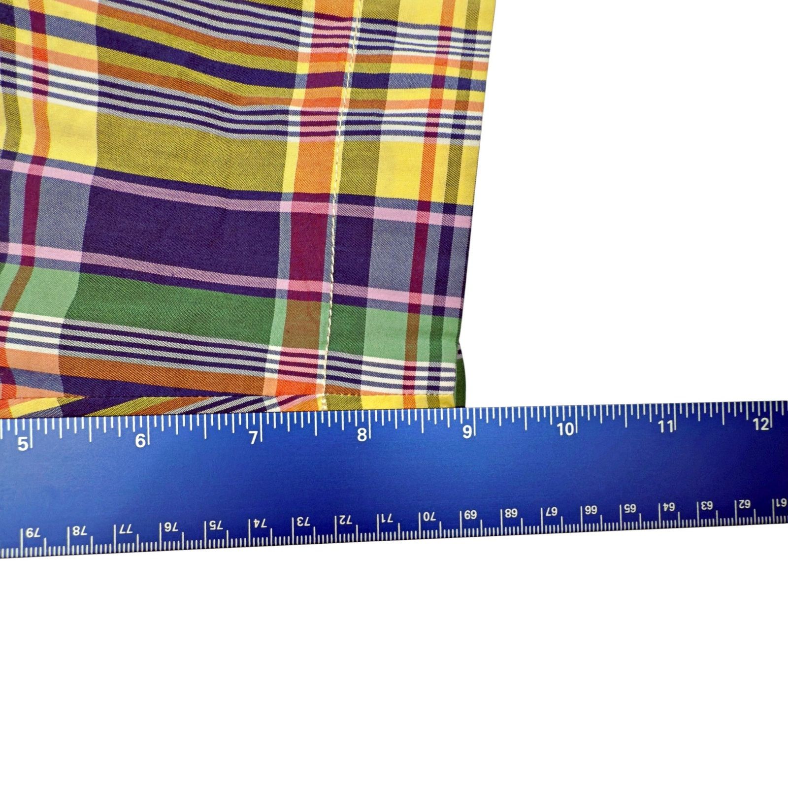 RLX Ralph Lauren RLX Ralph Lauren Madras Performance Golf Wicking Shorts Size US 32 / EU 48 - 7 Thumbnail