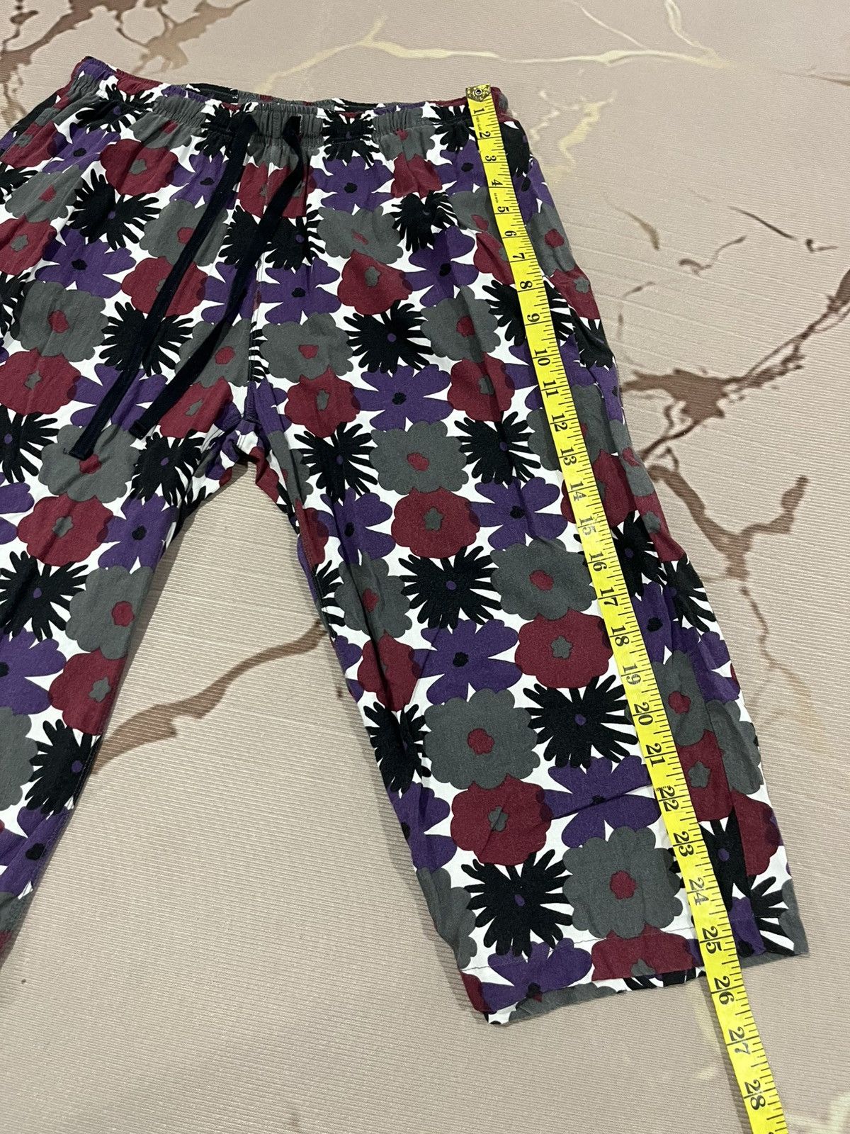 Uniqlo Uniqlo x SOU SOU Floral Cropped Pants Size 27" / US 4 / IT 40 - 8 Thumbnail