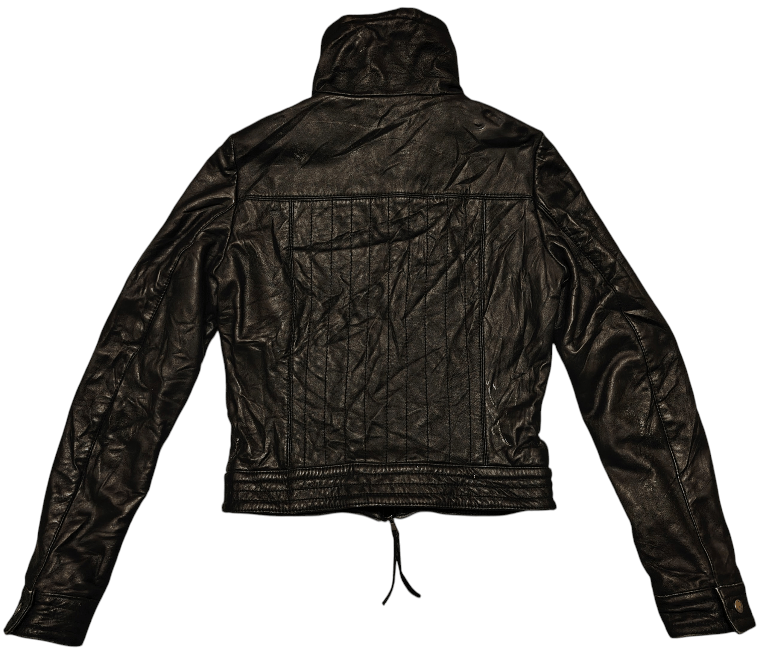 Armani Leather jacket Armani Jeans Size S / US 4 / IT 40 - 2 Thumbnail