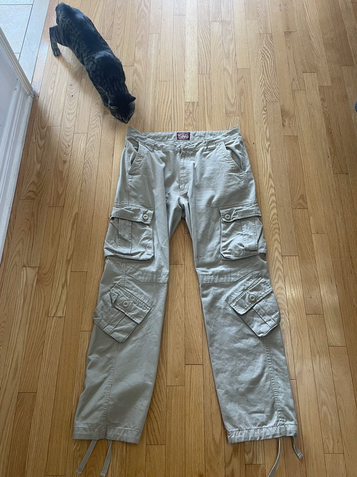 Japanese Brand × Vintage Khaki Cargo pants Size US 38 / EU 54 - 3 Thumbnail