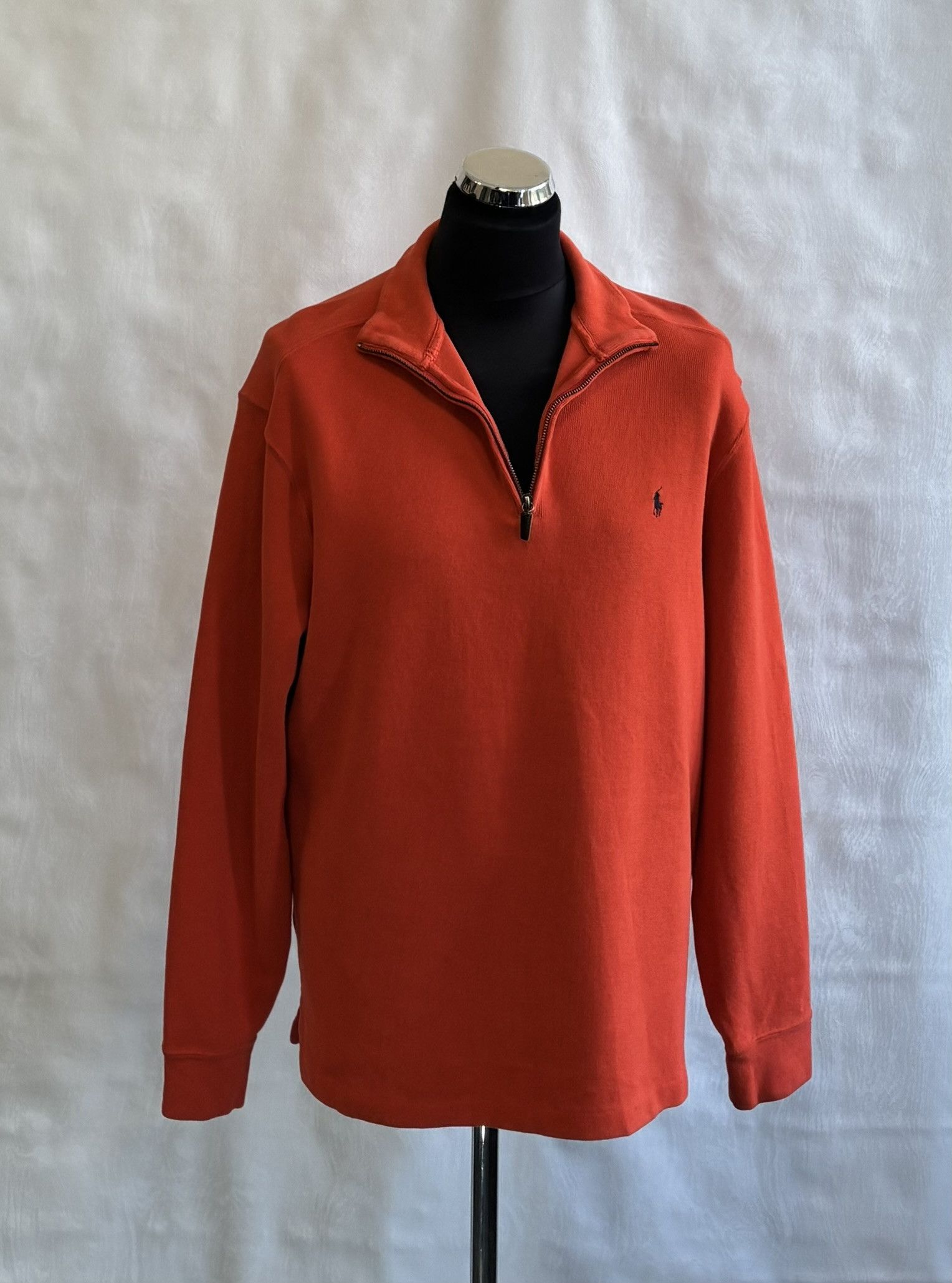Polo Ralph Lauren Polo Ralph Lauren 1/4 zip sweatshirt orange large Size US L / EU 52-54 / 3 - 1 Thumbnail