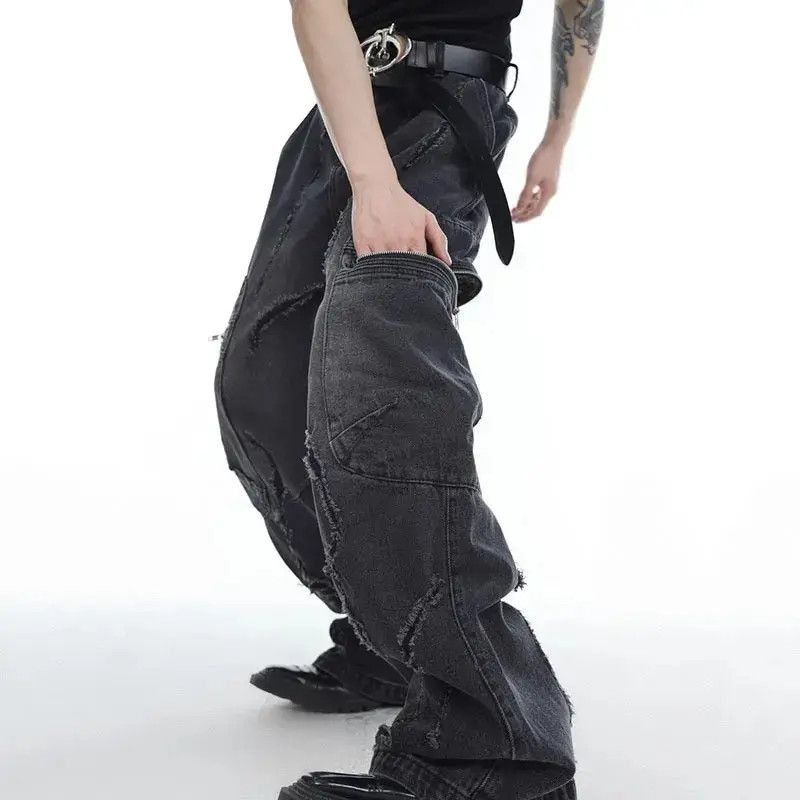 Japanese Brand Vintage style jeans with pockets tight-fitting fashion Size US 32 / EU 48 - 2 Thumbnail