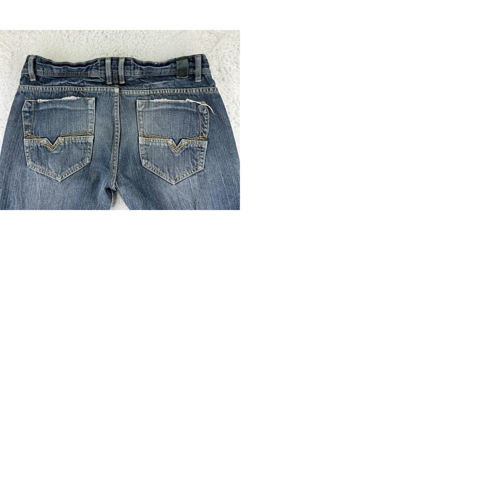 Jordan Craig Jordan Craig Jeans Adult 32 Blue Denim Boot Cut Distressed 32x32 Mens Size US 32 / EU 48 - 10 Thumbnail
