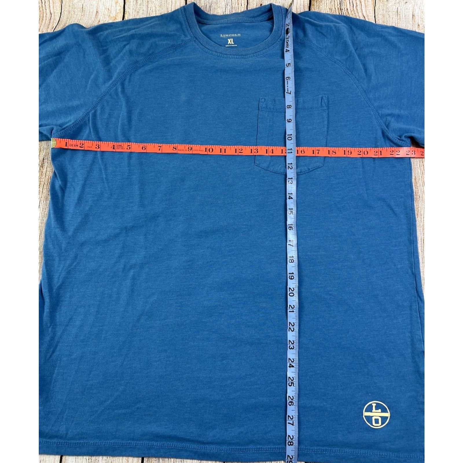 Vintage Mens Lincoln Outfitters Work Wear Pocket T Shirt Blue XL Short Sleeve Classic Fit Shirt Mens Size US XL / EU 56 / 4 - 5 Thumbnail
