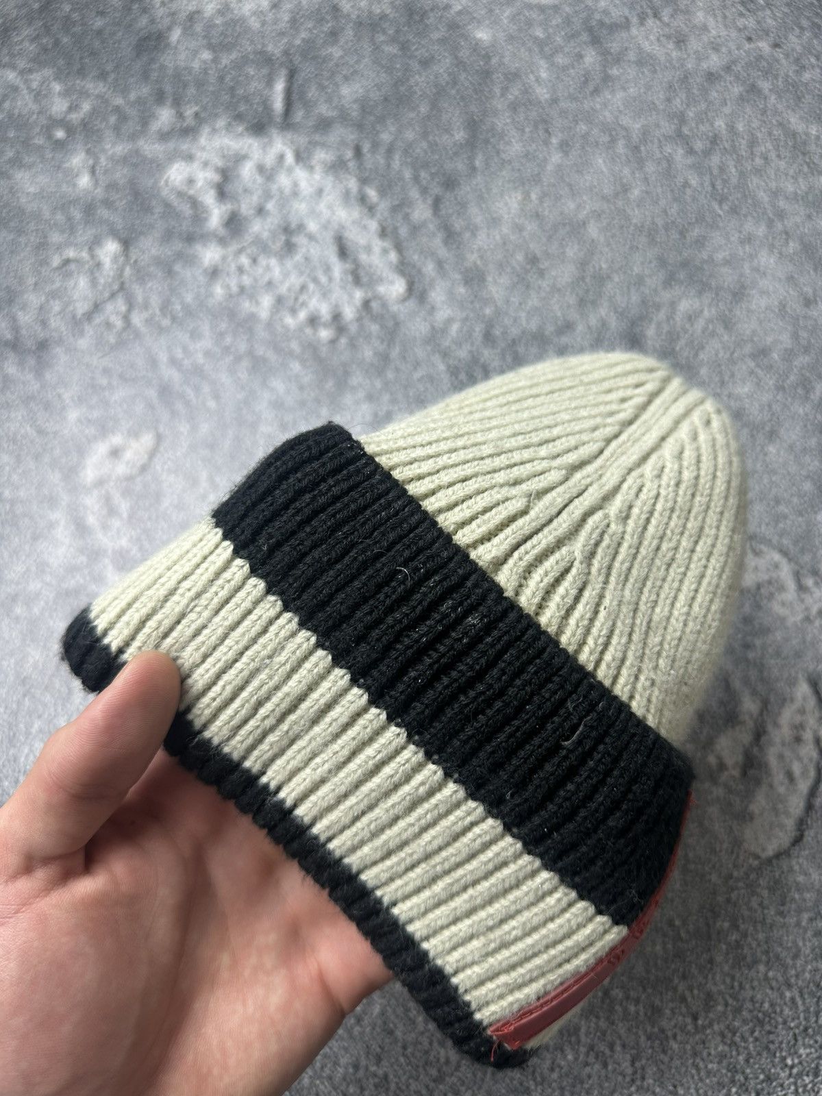 Prada Prada Red Tab Y2K Wool 00s Miu Miu Style Beanie Trapper Hat Size ONE SIZE - 4 Thumbnail