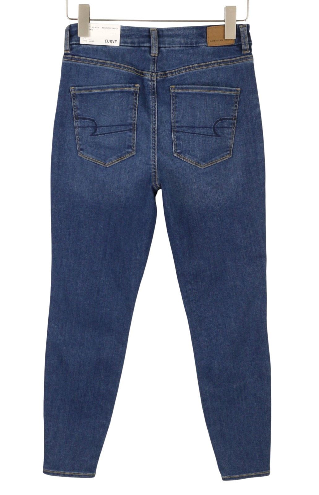 American Eagle Outfitters CURVY HI-RISE JEGGING W29 Bright Jeans 88964 Size 29" - 4 Thumbnail
