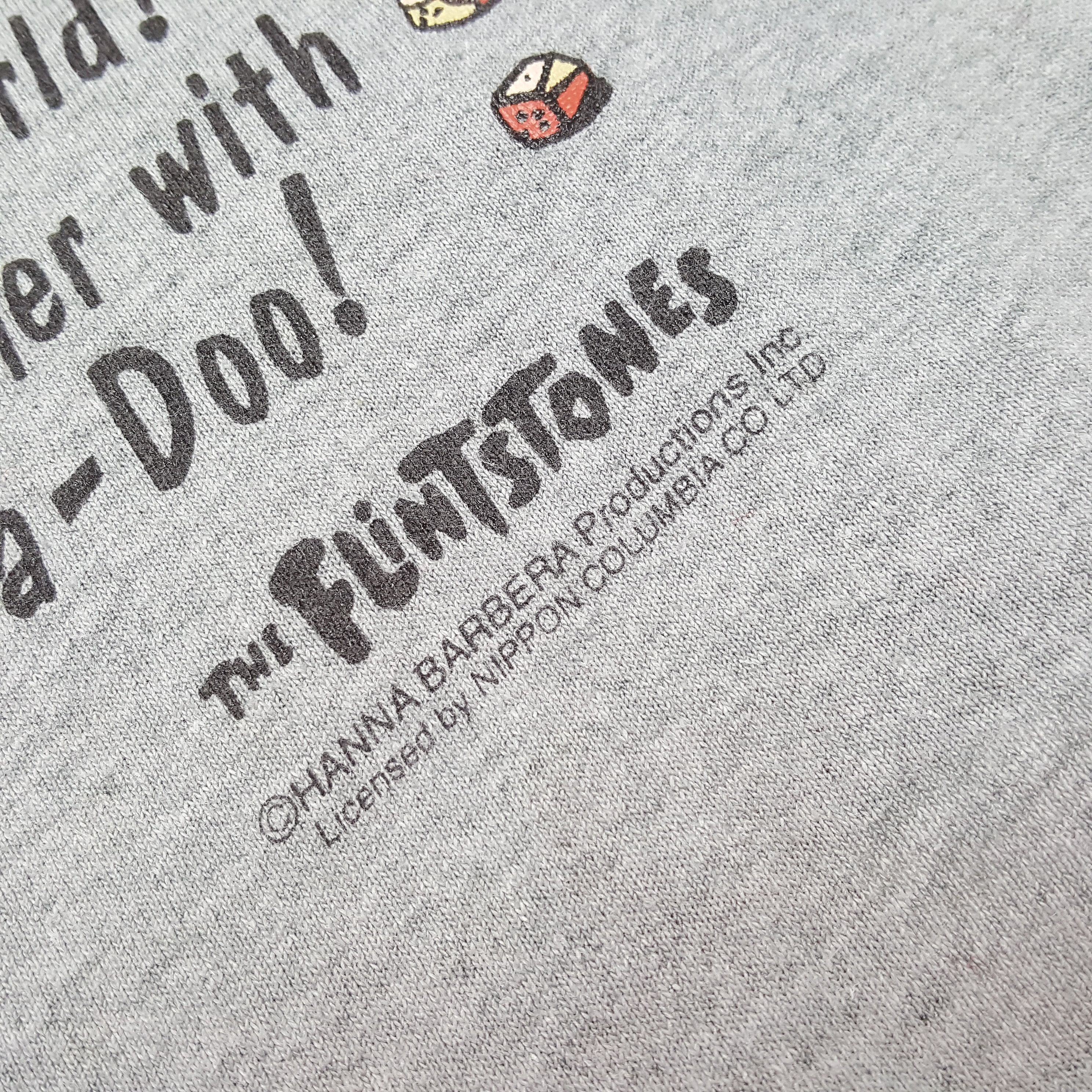 Vintage Vintage The Flintstones American Cartoon T-Shirt C319N10 Size US M / EU 48-50 / 2 - 7 Thumbnail