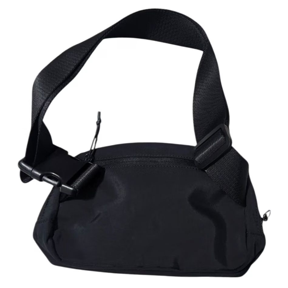 Vintage Halara Bag Womens Small Fanny Pack Black Zip Closure Adjustable Strap Size ONE SIZE - 2 Thumbnail