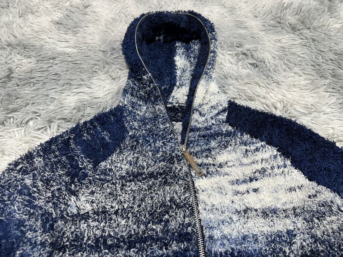 BUFFALO BOBS 🔥Y2K Buffalo Bobs Gradient Boa Knit Hoodie Full Zip Size US M / EU 48-50 / 2 - 3 Thumbnail