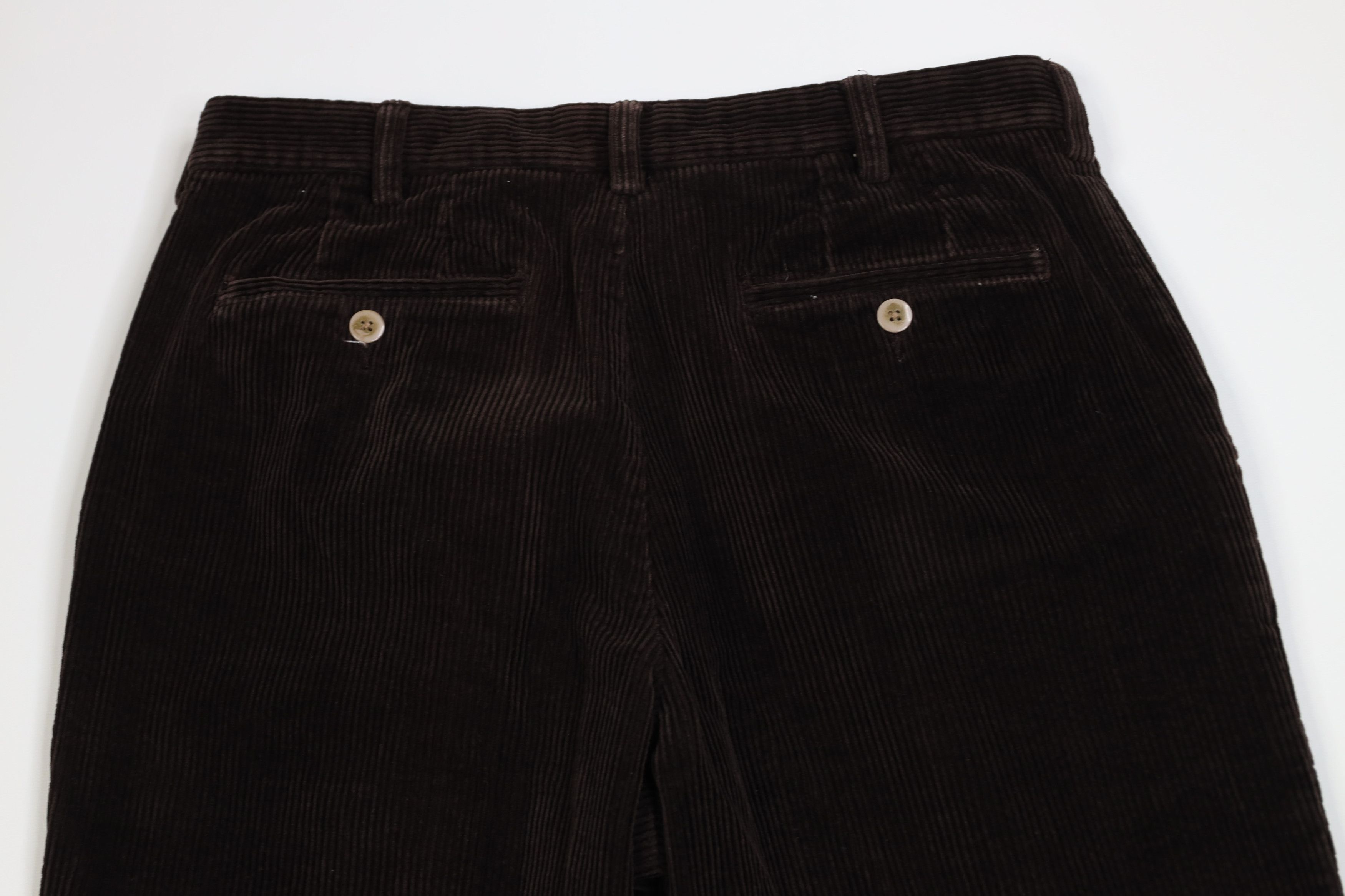 Vintage Vintage 90s Streetwear Heavy Wide Leg Corduroy Pants Brown Size US 32 / EU 48 - 11 Thumbnail