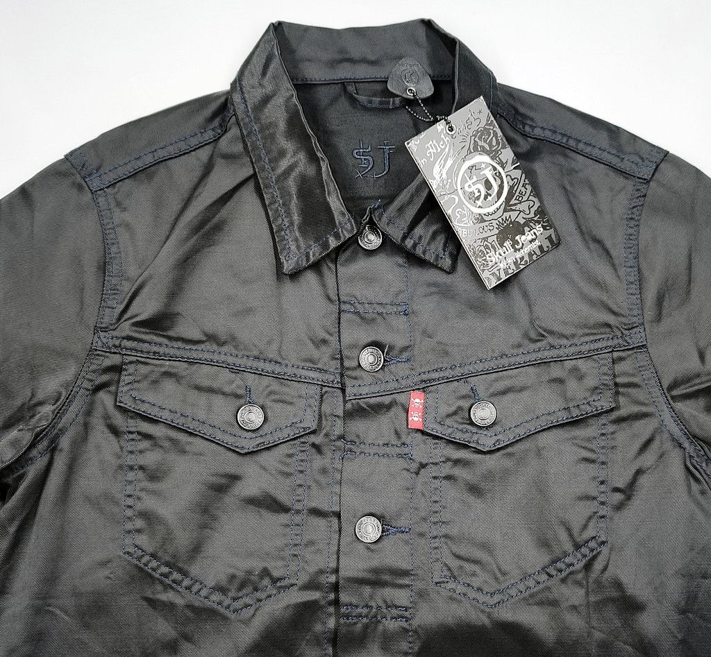 Skull Jeans by an Alchemist new with tag SKULL jeans black light jacket overalls Size US S / EU 44-46 / 1 - 4 Thumbnail