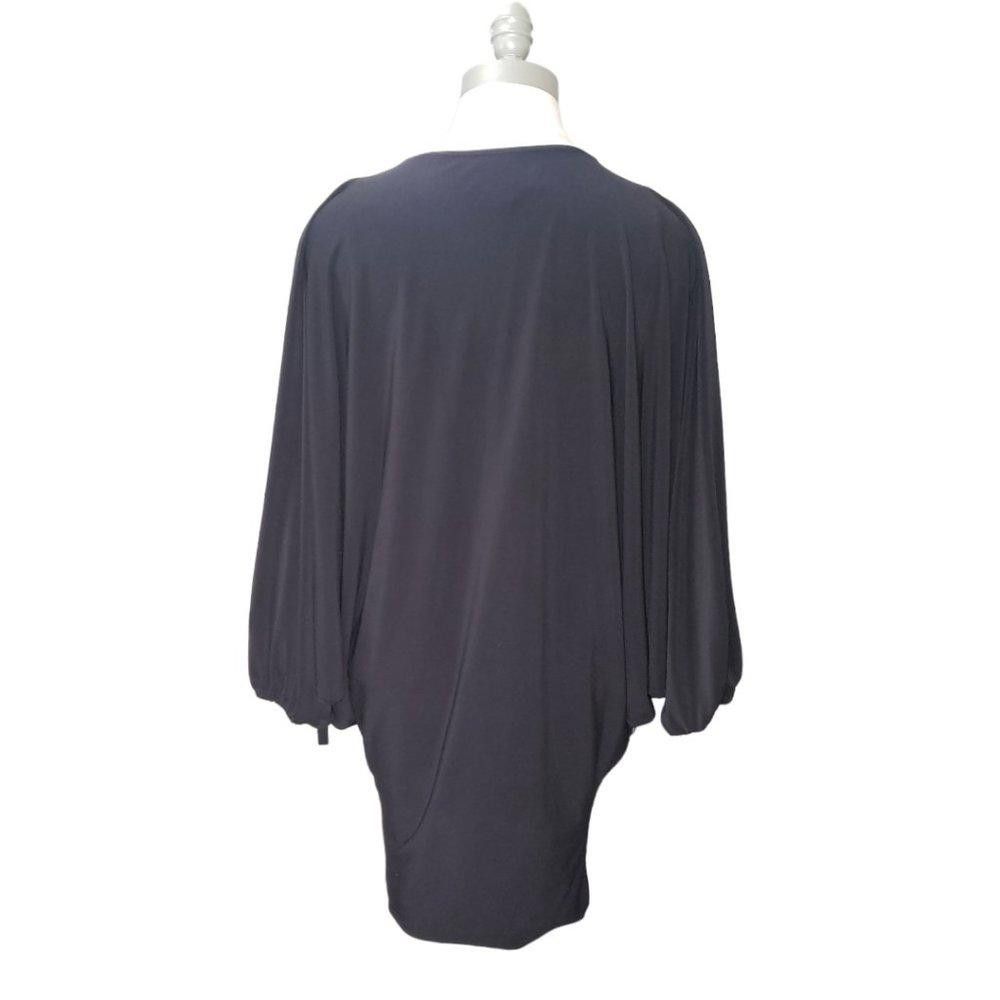 Designer CT375 Ladies Black Jasmine Low V Front Sexy Mini Dress XS Size XS / US 0-2 / IT 36-38 - 2 Thumbnail
