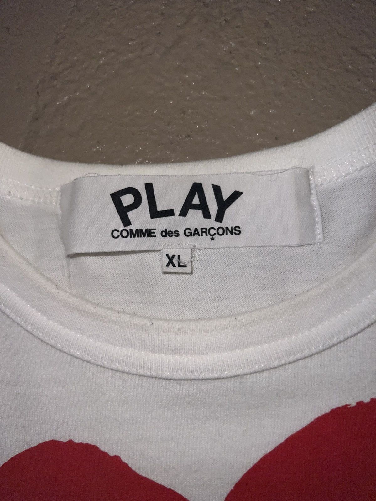 Comme des Garcons Comme des Garçons Big Heart T-Shirt Size US XL / EU 56 / 4 - 2 Thumbnail