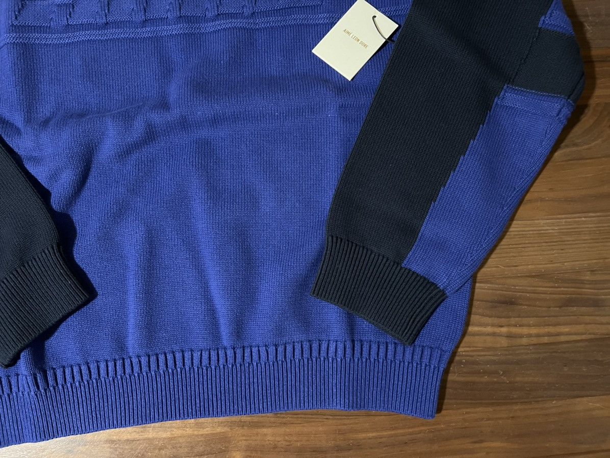 Aime Leon Dore Aime Leon Dore ALD Aimé Sport Logo Crewneck Sweater Royal XL Size US XL / EU 56 / 4 - 5 Thumbnail